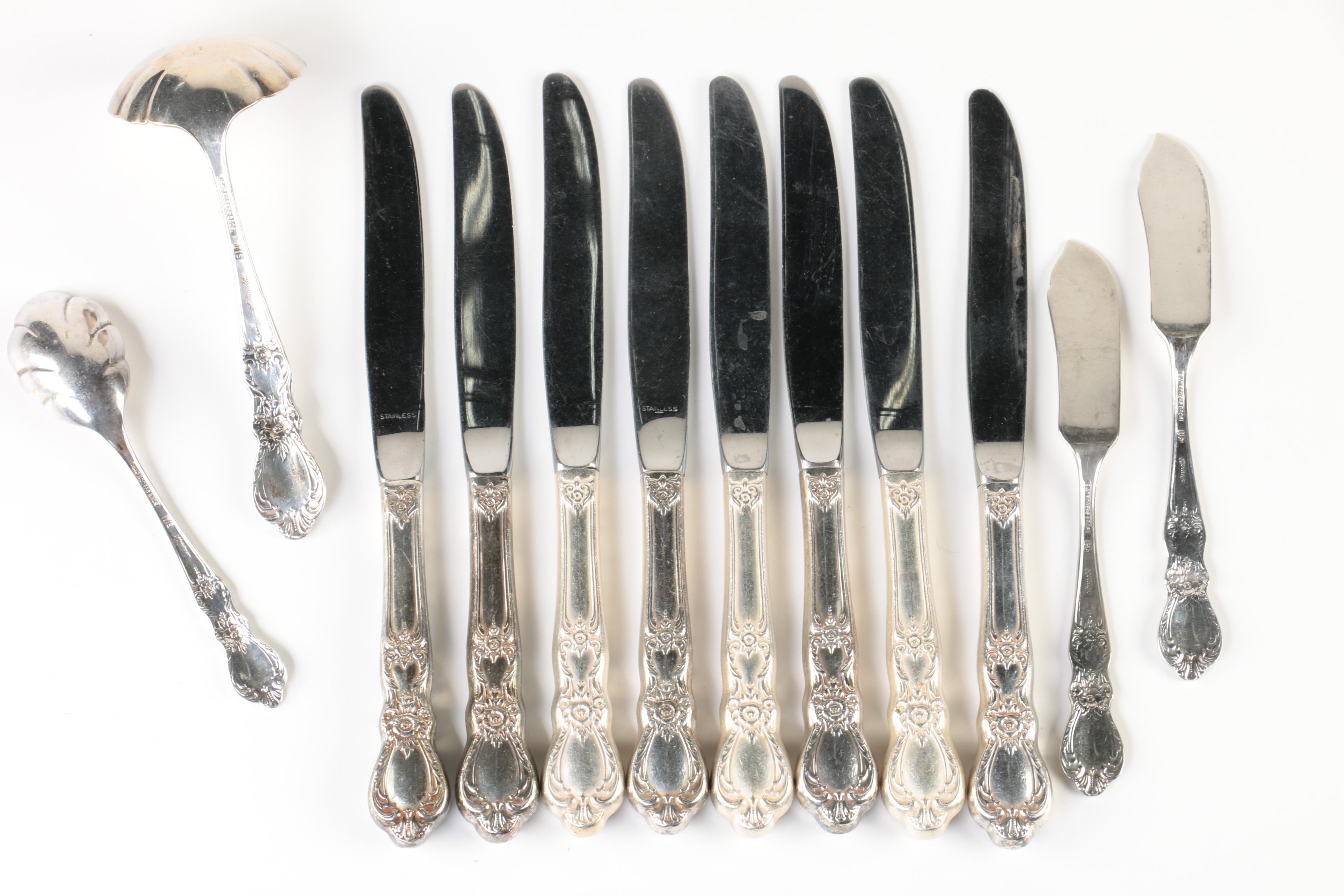 1847 Rogers Bros "Heritage" Silver Plate Flatware