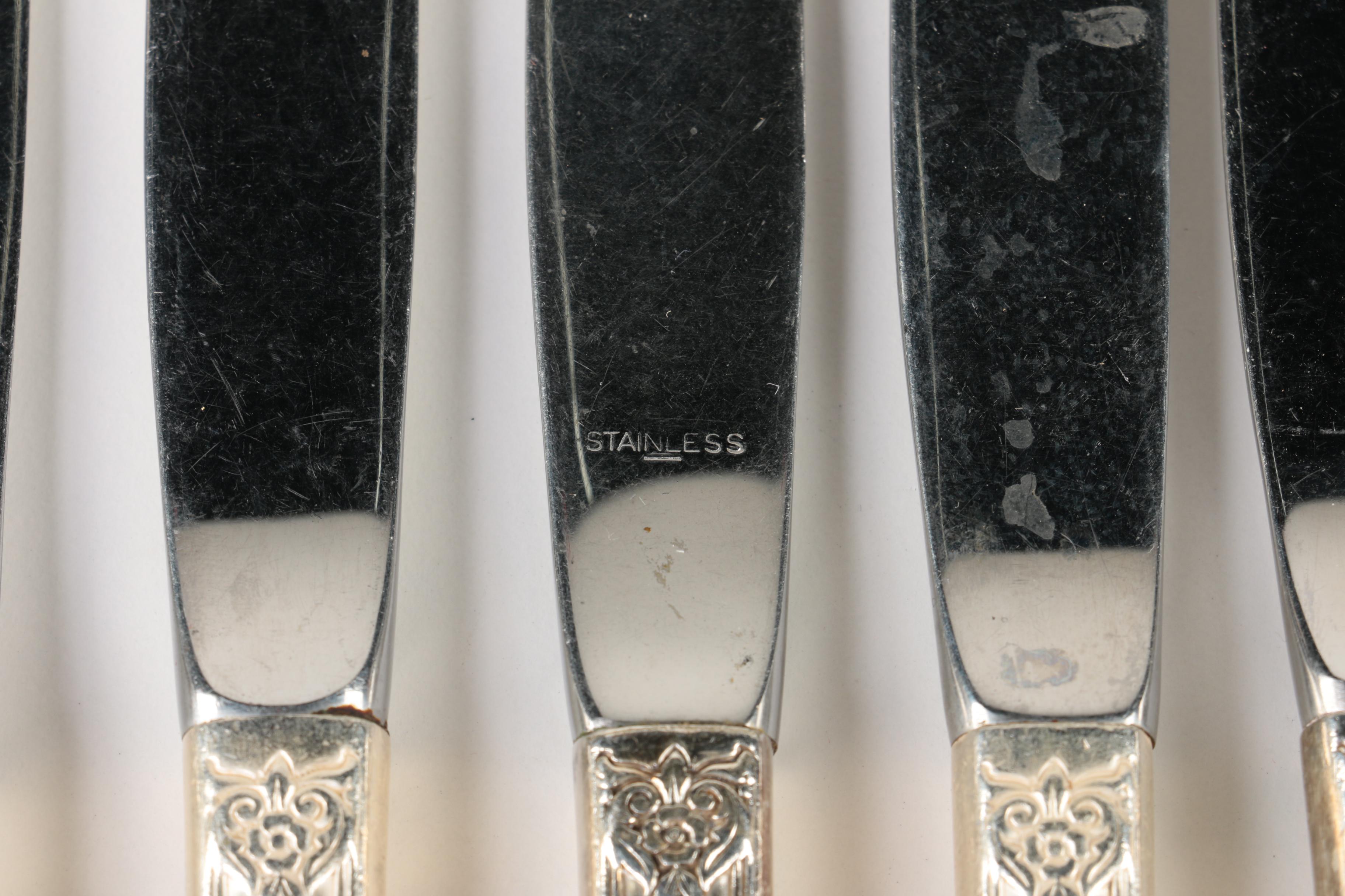 1847 Rogers Bros "Heritage" Silver Plate Flatware