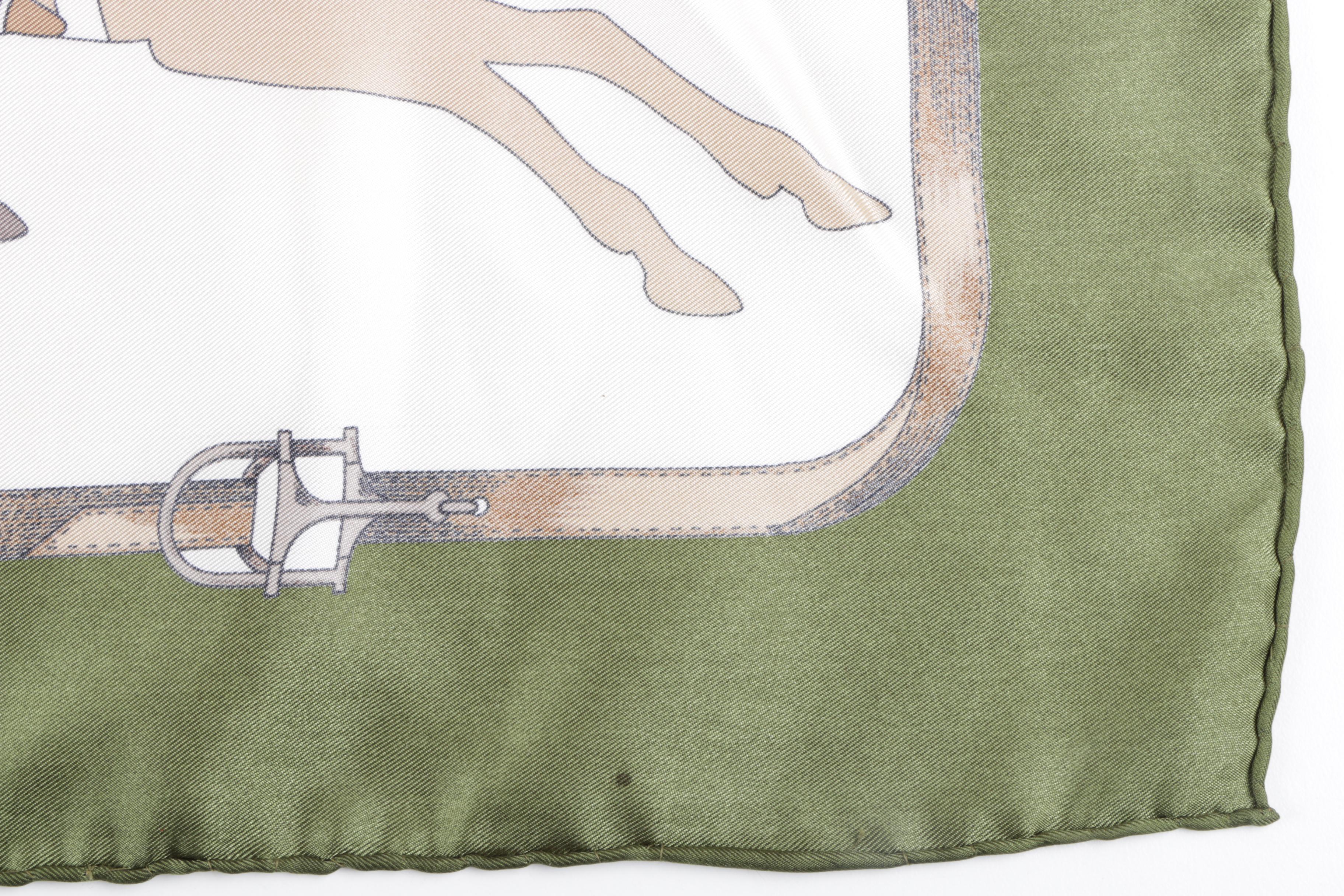Céline Equestrian Print Silk Scarves