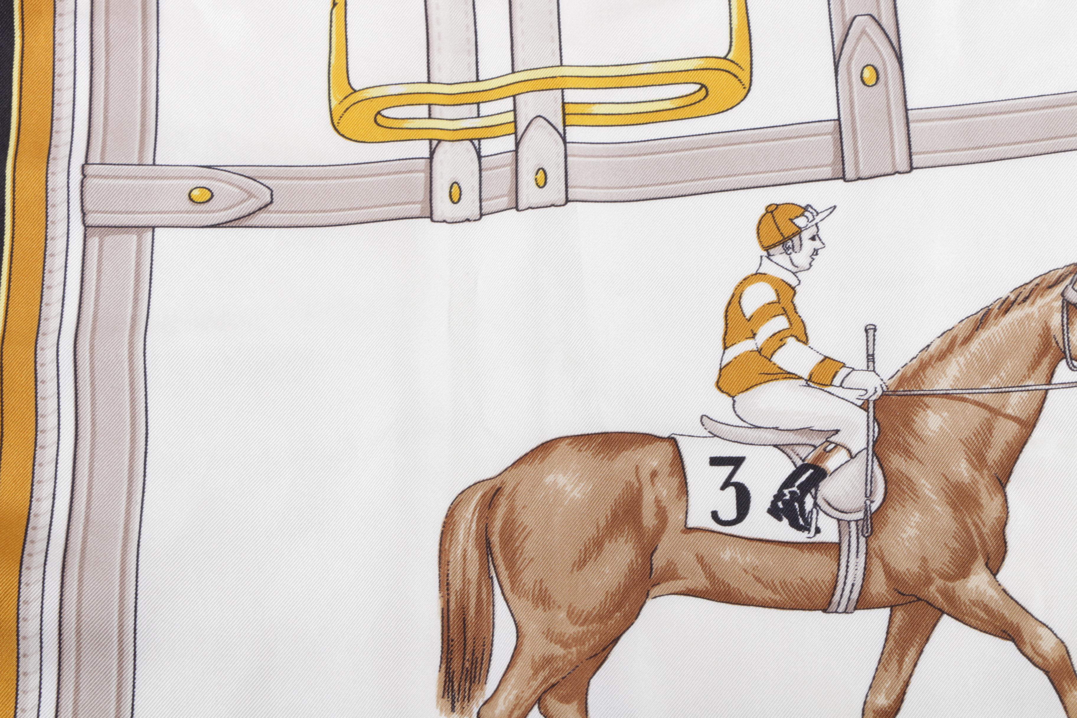 Céline Equestrian Print Silk Scarves