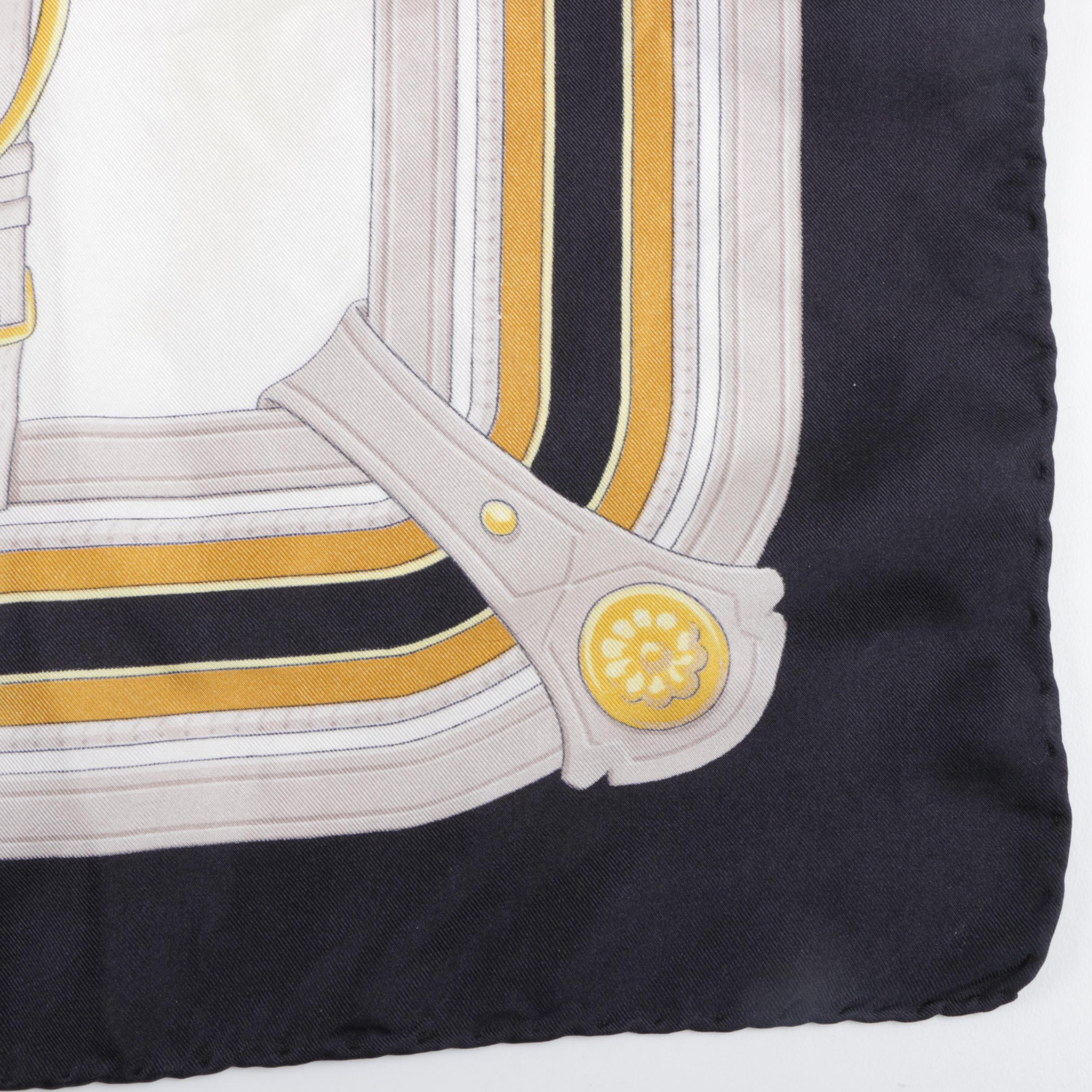 Céline Equestrian Print Silk Scarves