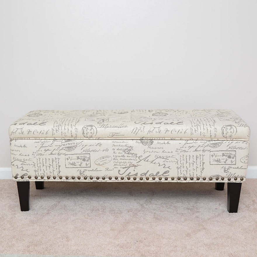 Upholstered Storage Bench by Office Star Products