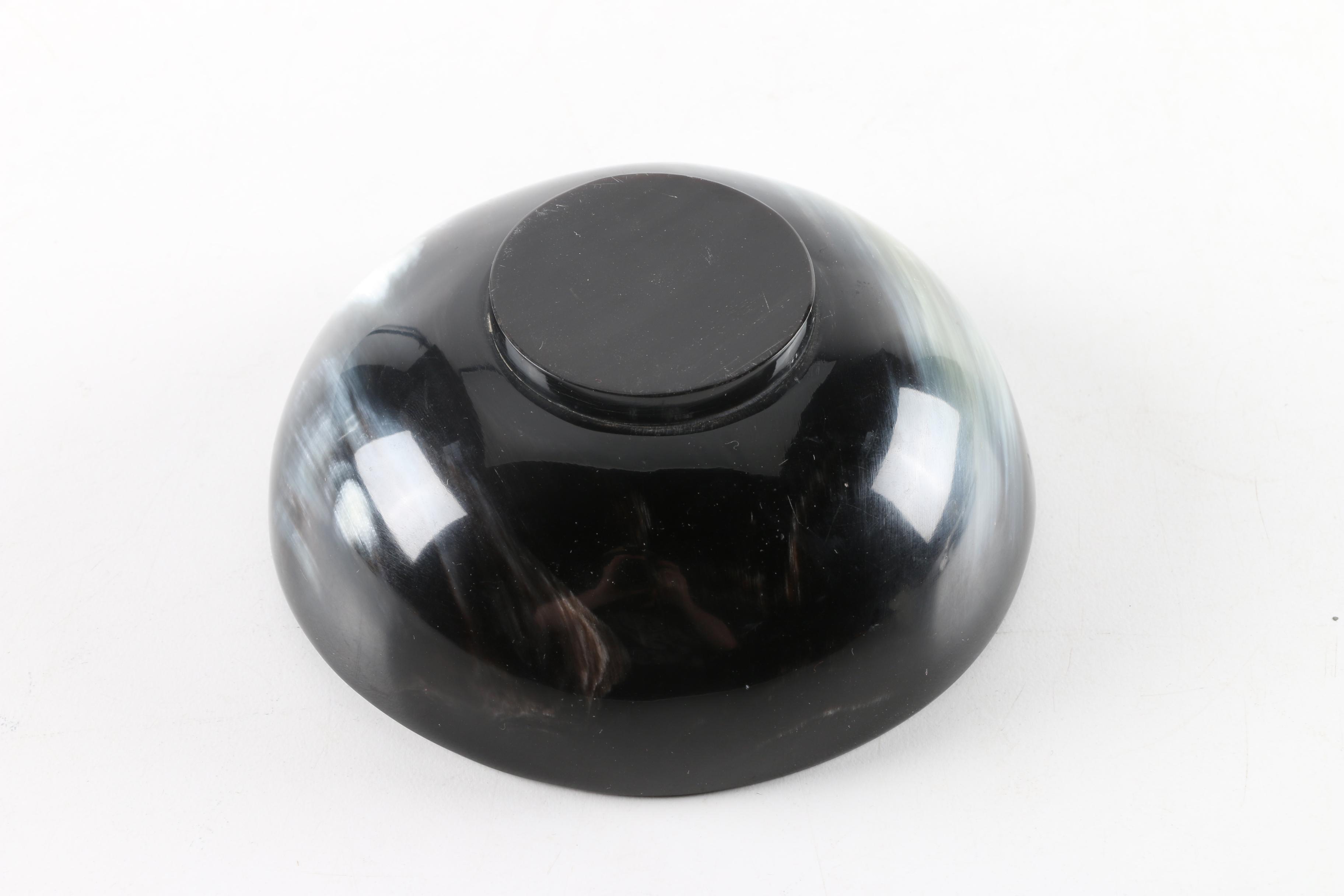 Horn and Silver Accented Tableware