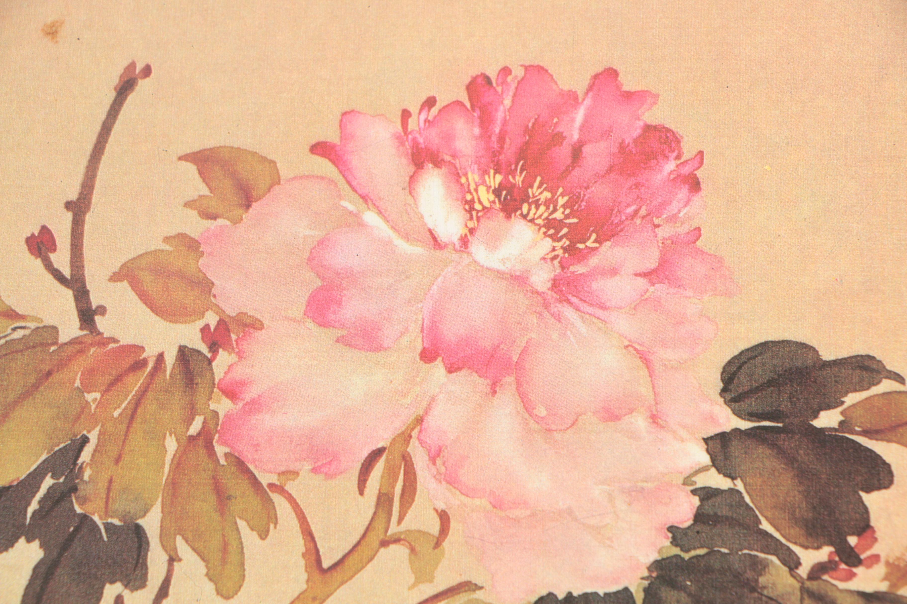 Offset Lithographs Placemats After Chinese Paintings