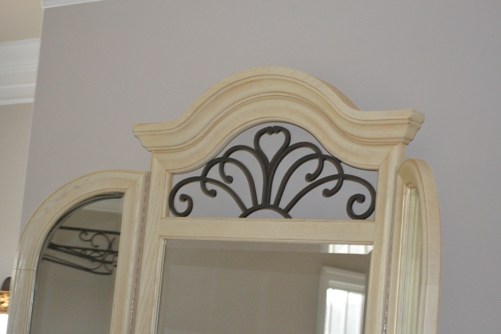 Art Deco Style Dresser with Mirror by Thomasville