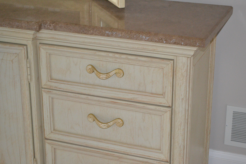 Art Deco Style Dresser with Mirror by Thomasville