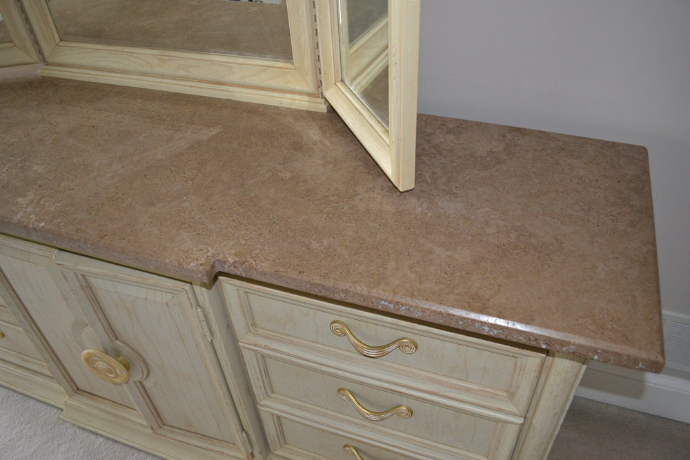 Art Deco Style Dresser with Mirror by Thomasville