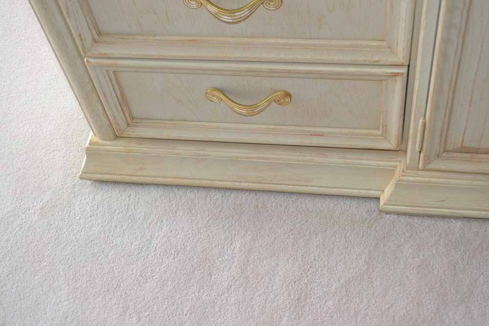 Art Deco Style Dresser with Mirror by Thomasville