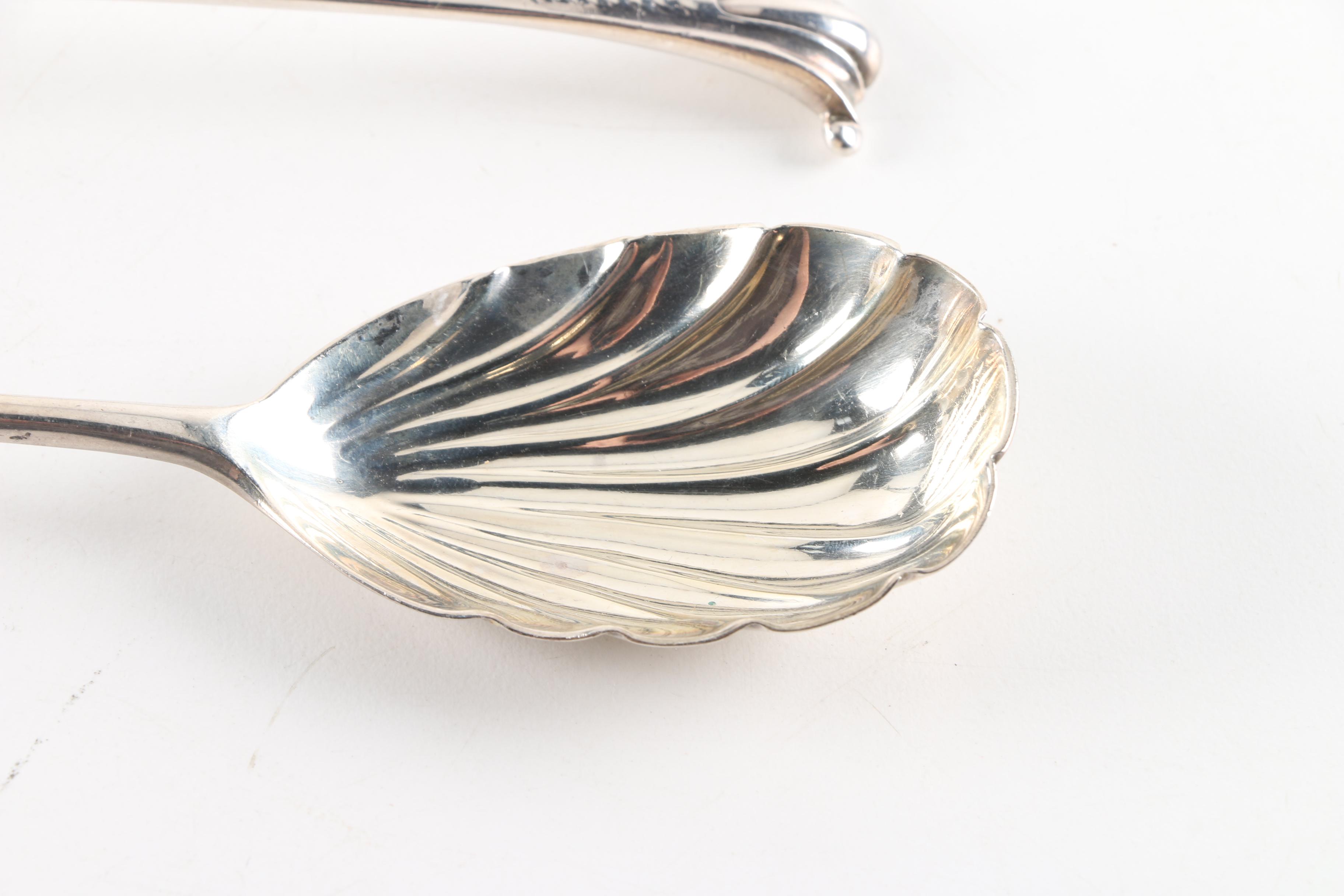 1905 Goldsmiths & Silversmiths Co. Ltd. Sterling Silver Serving Spoons