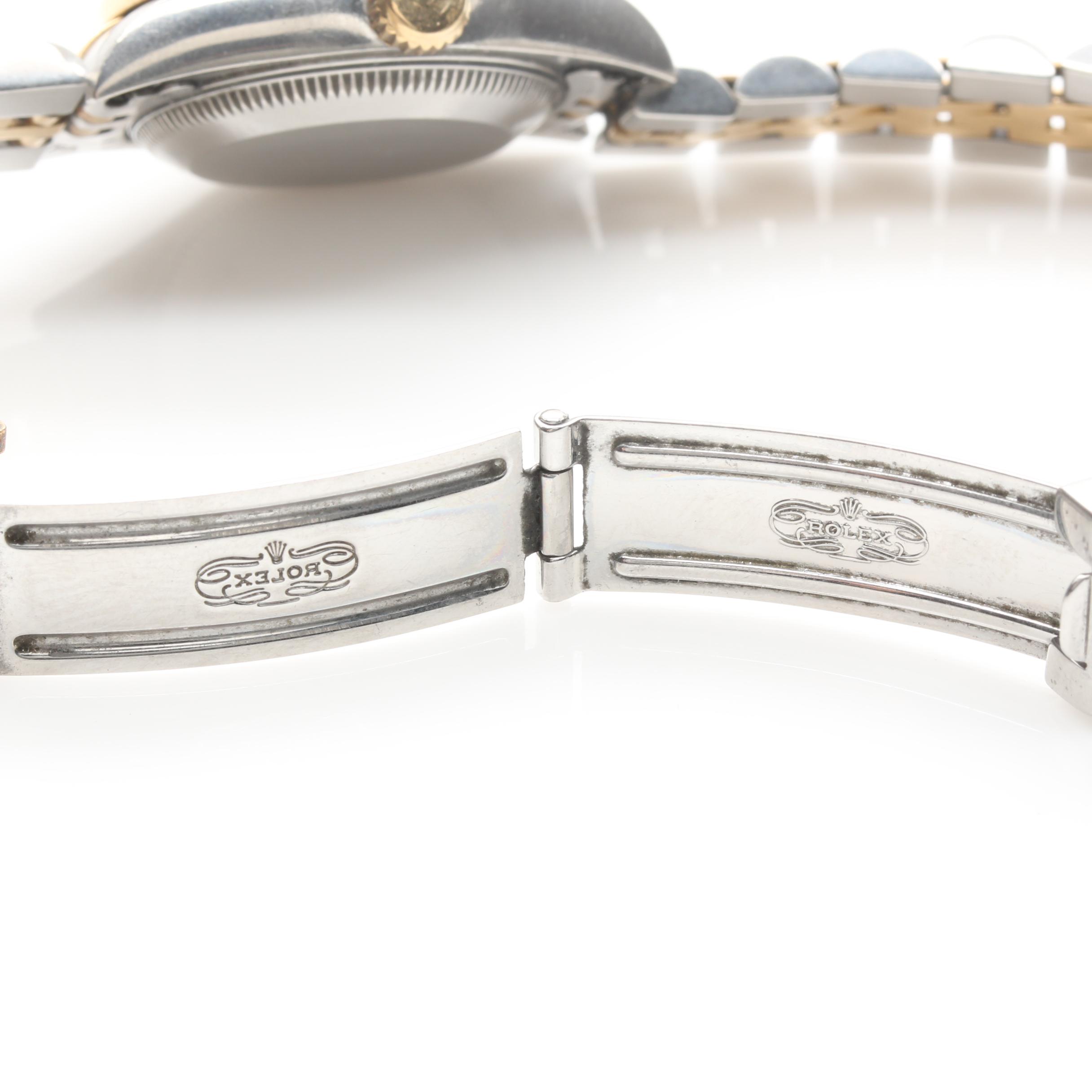 Rolex Oyster Perpetual Datejust Stainless Steel, 18K and Diamond Watch