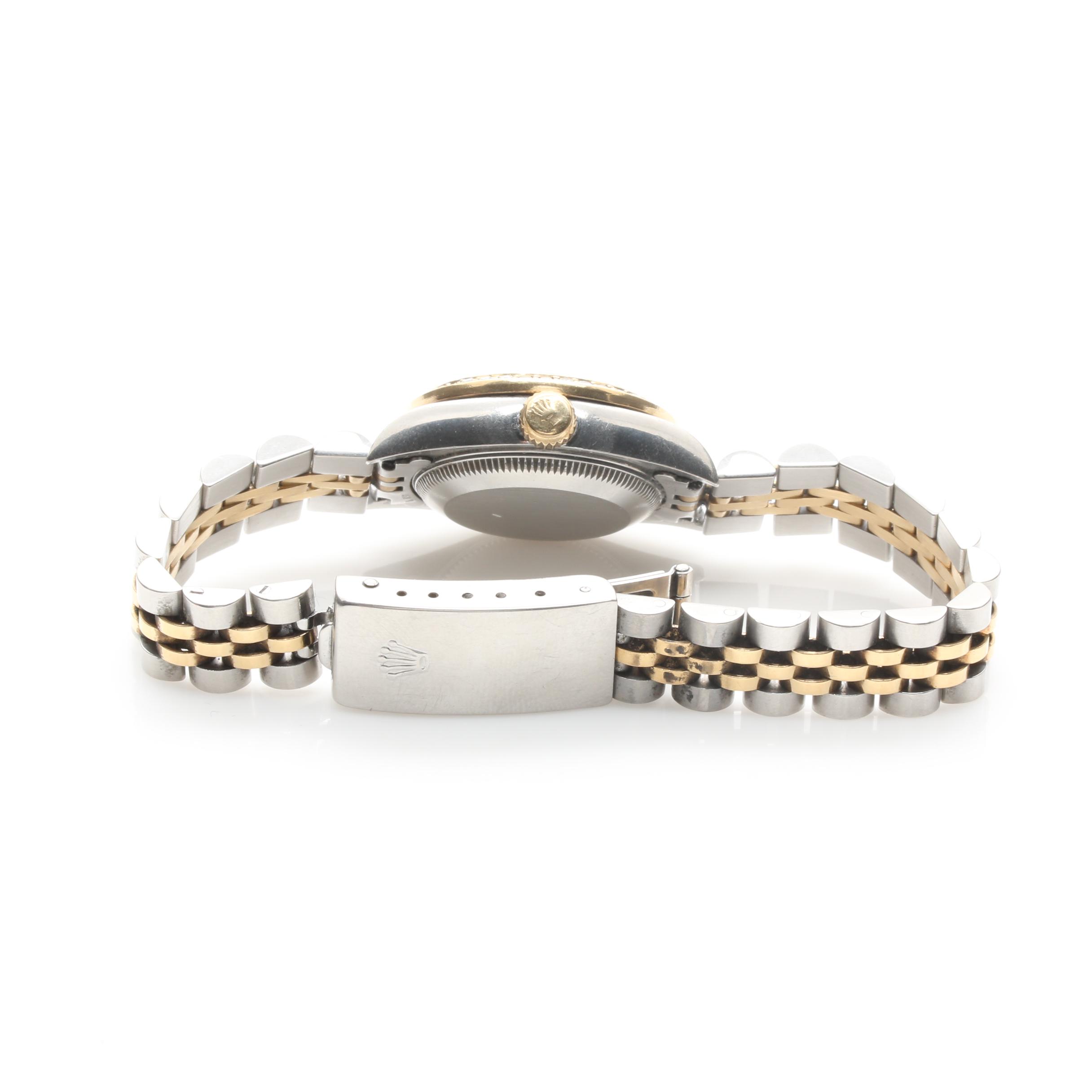 Rolex Oyster Perpetual Datejust Stainless Steel, 18K and Diamond Watch