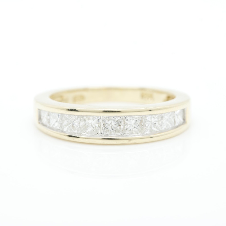 14K Yellow Gold 1.05 CTW Diamond Ring