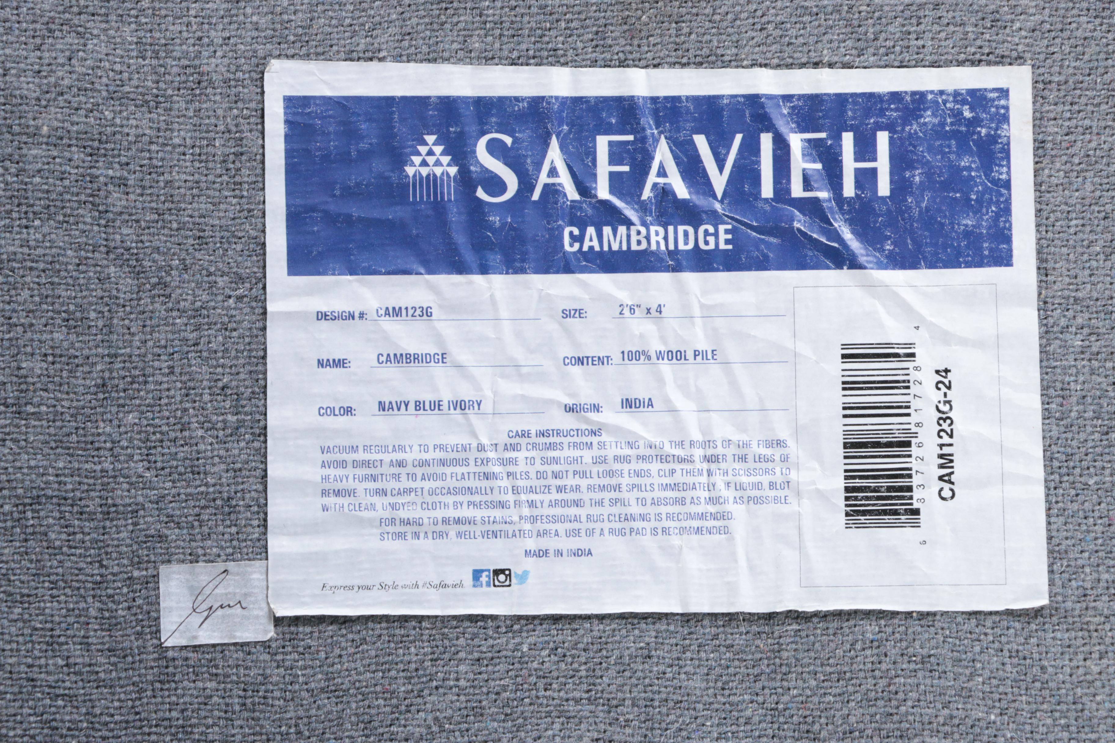 Tufted Indian "Cambridge" Wool Accent Rug by Safavieh