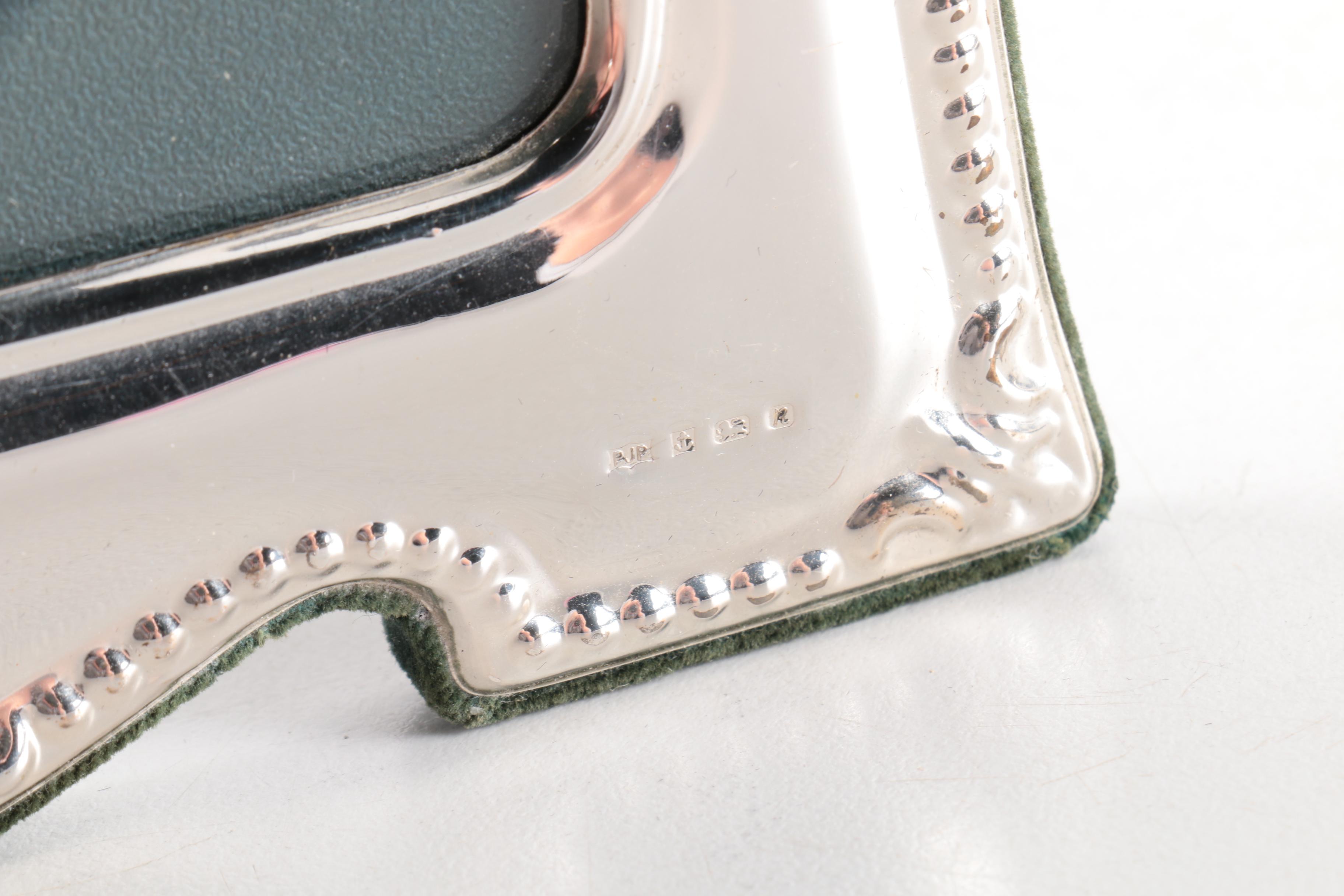 Birmingham and London, England Sterling Silver Picture Frames