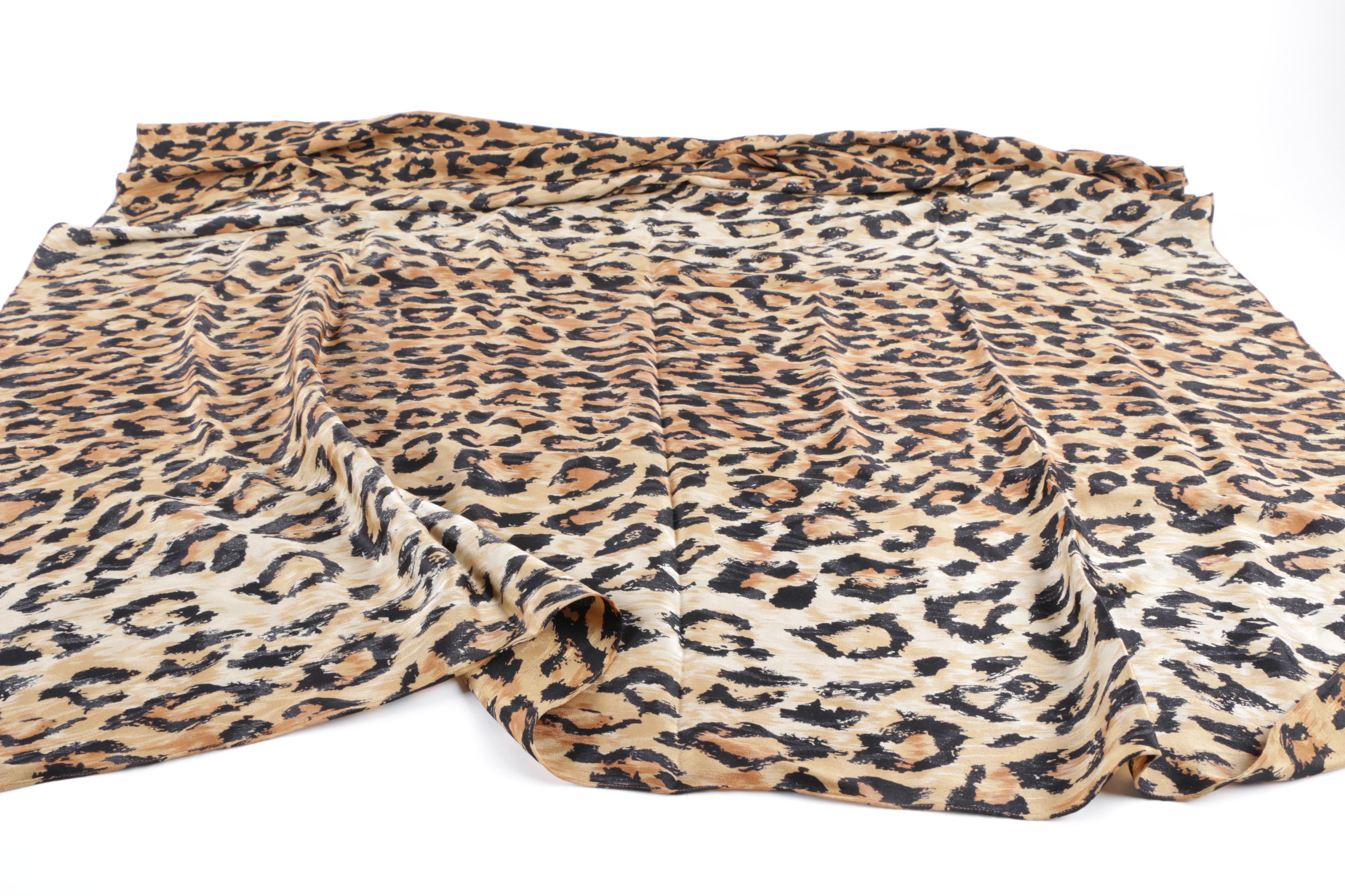 Five Animal Print Scarves Including Linda Hutton