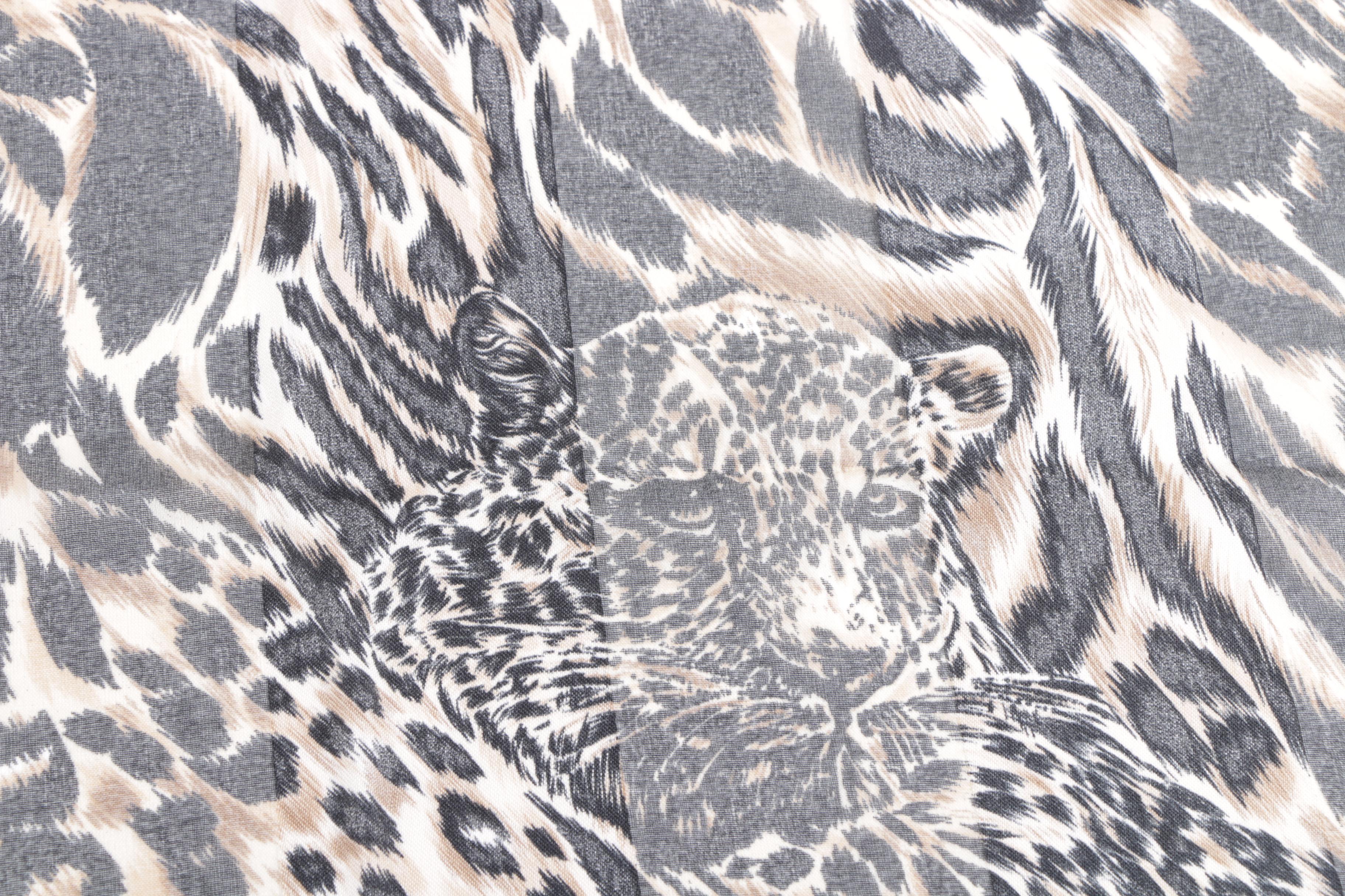 Five Animal Print Scarves Including Linda Hutton