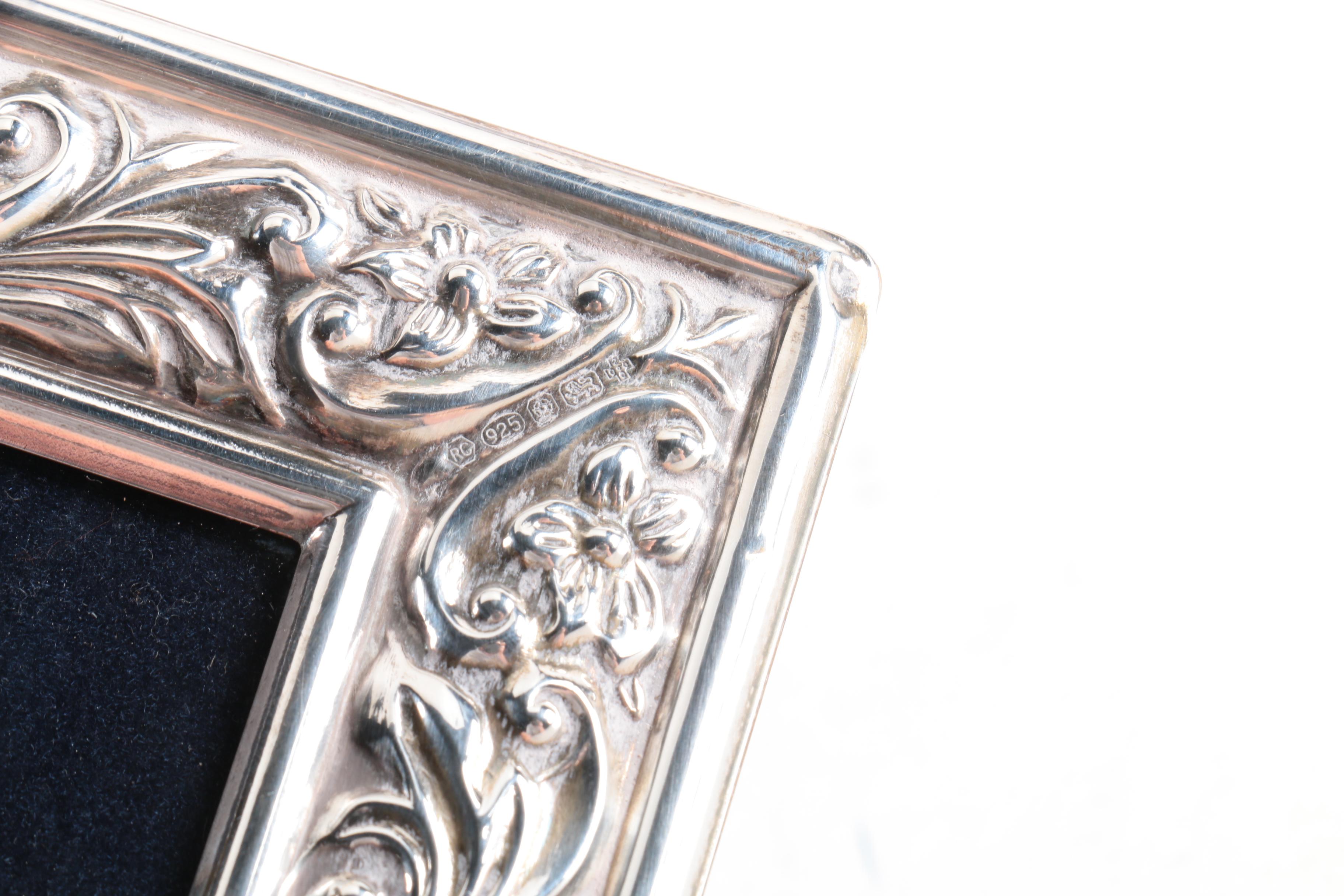 Towle, Carrs of Sheffield Ltd and Other Sterling Silver Picture Frames