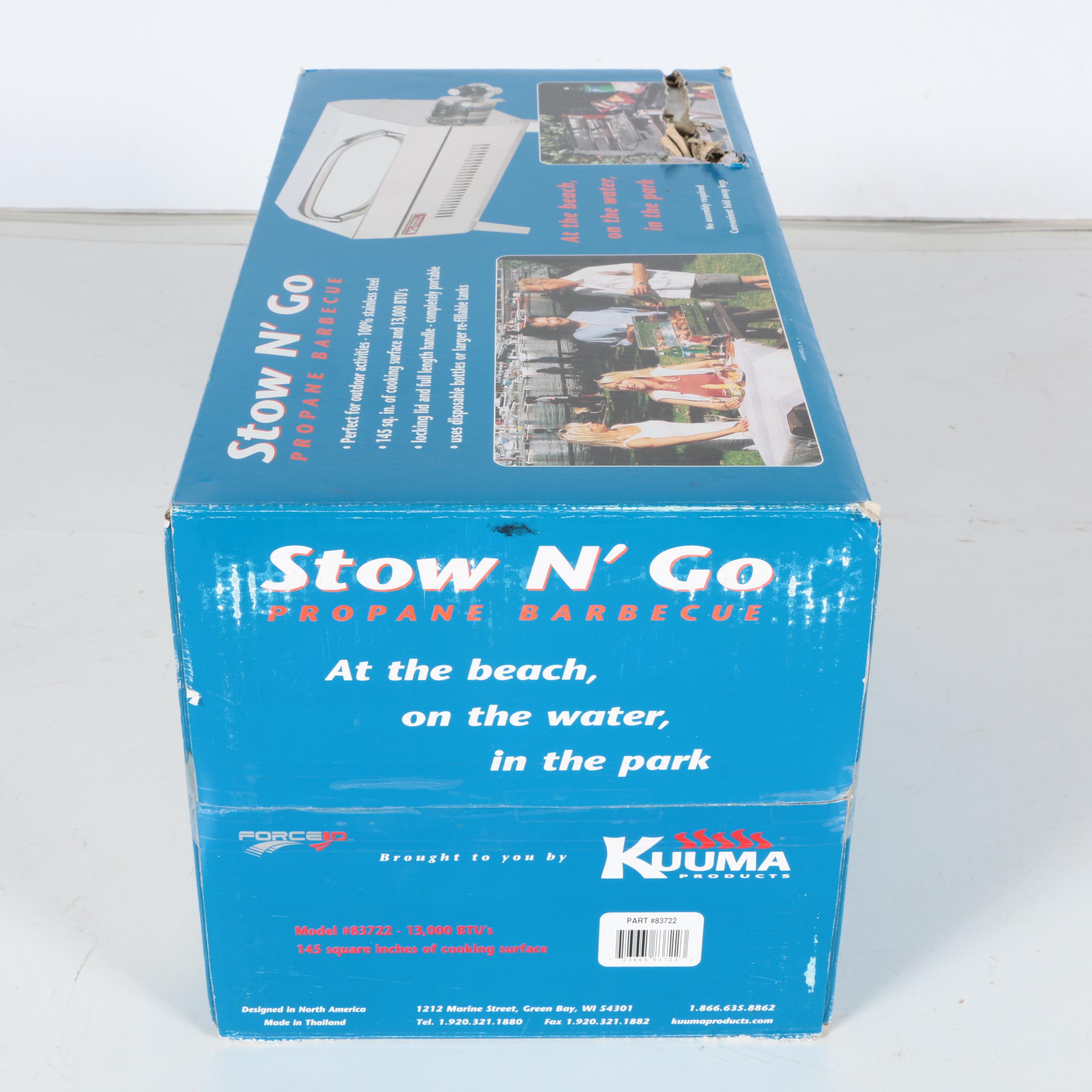 Force 10 Stow N' Go Propane Barbecue Grill by Kuuma