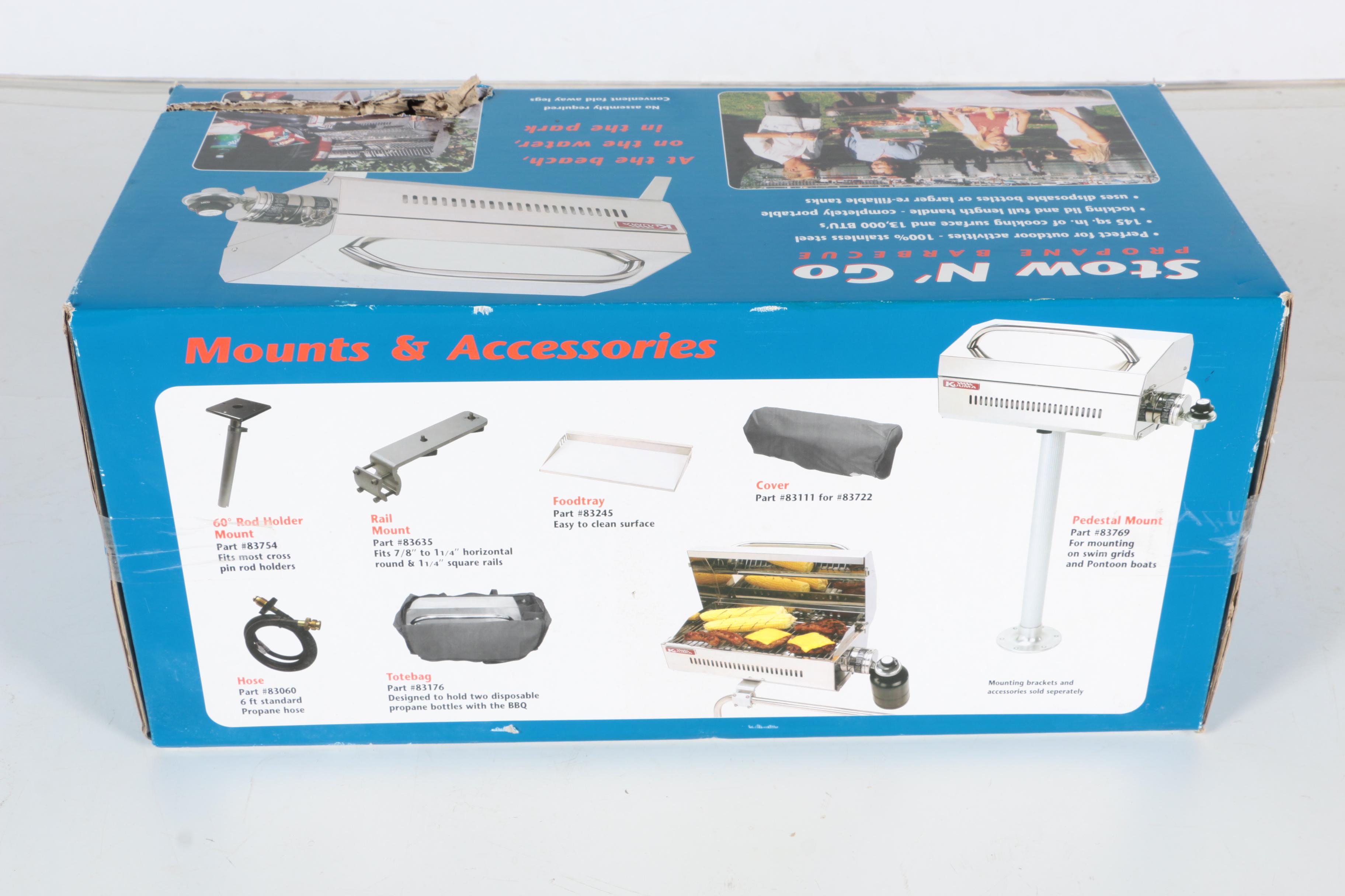 Force 10 Stow N' Go Propane Barbecue Grill by Kuuma