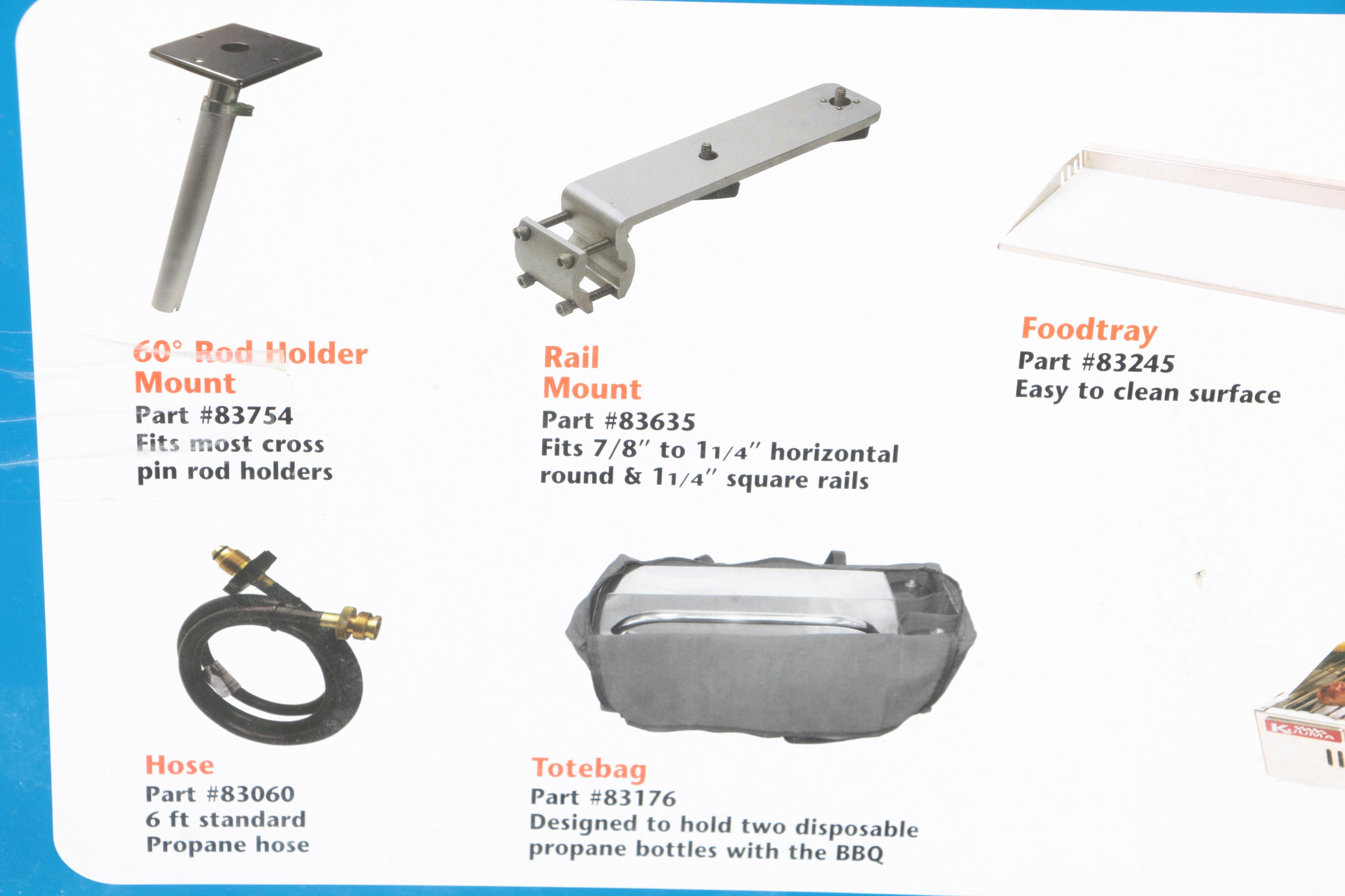 Force 10 Stow N' Go Propane Barbecue Grill by Kuuma