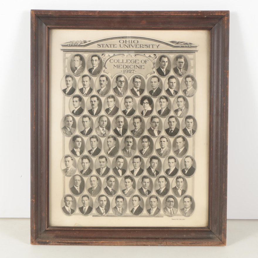 Silver Reproduction Photograph of Ohio State University Medical School