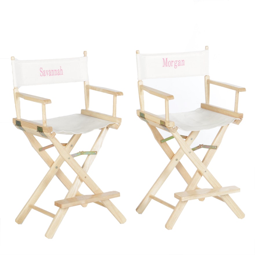 Pair of Folding Director's Chairs by World Market