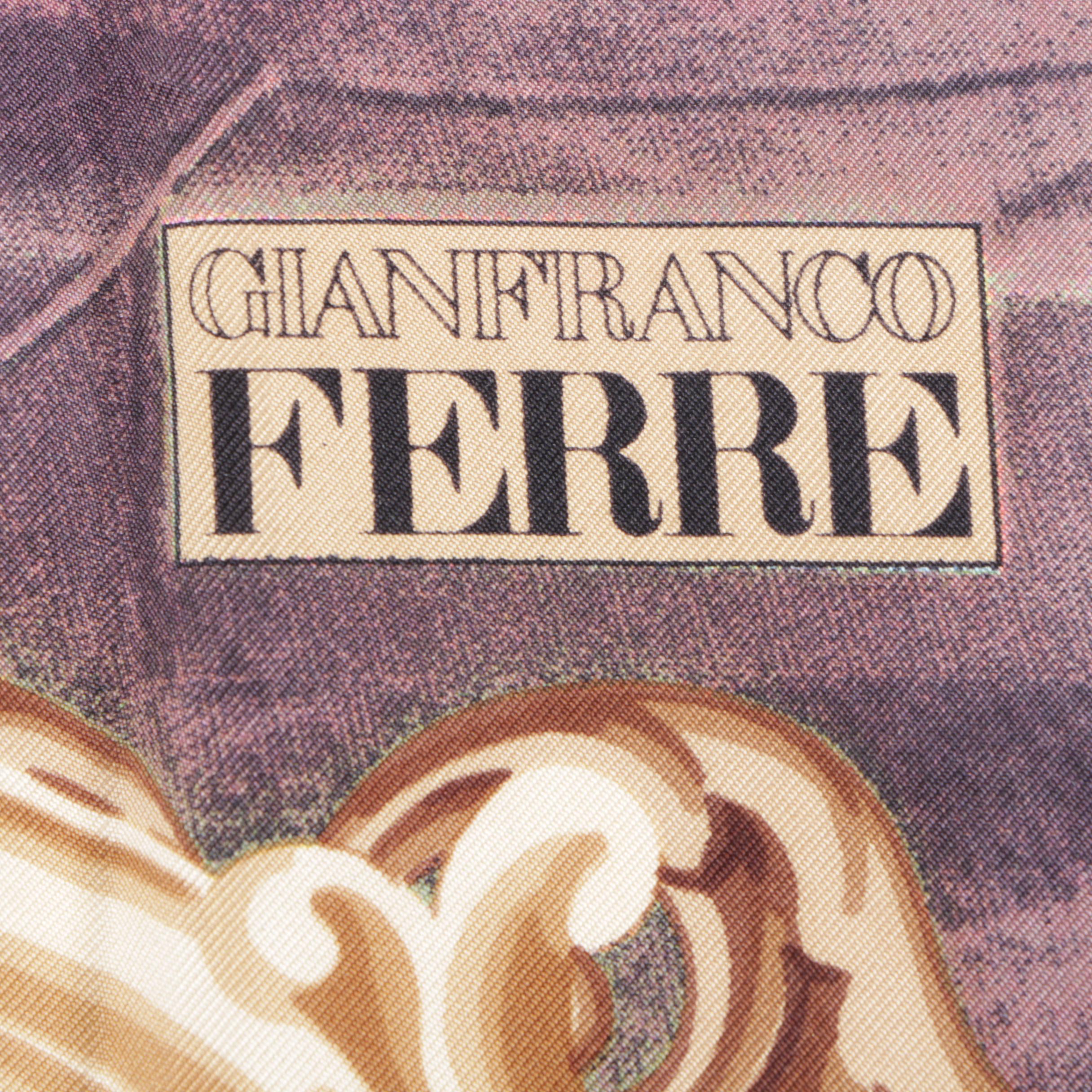 Gucci and Gianfranco Ferre Silk Scarves