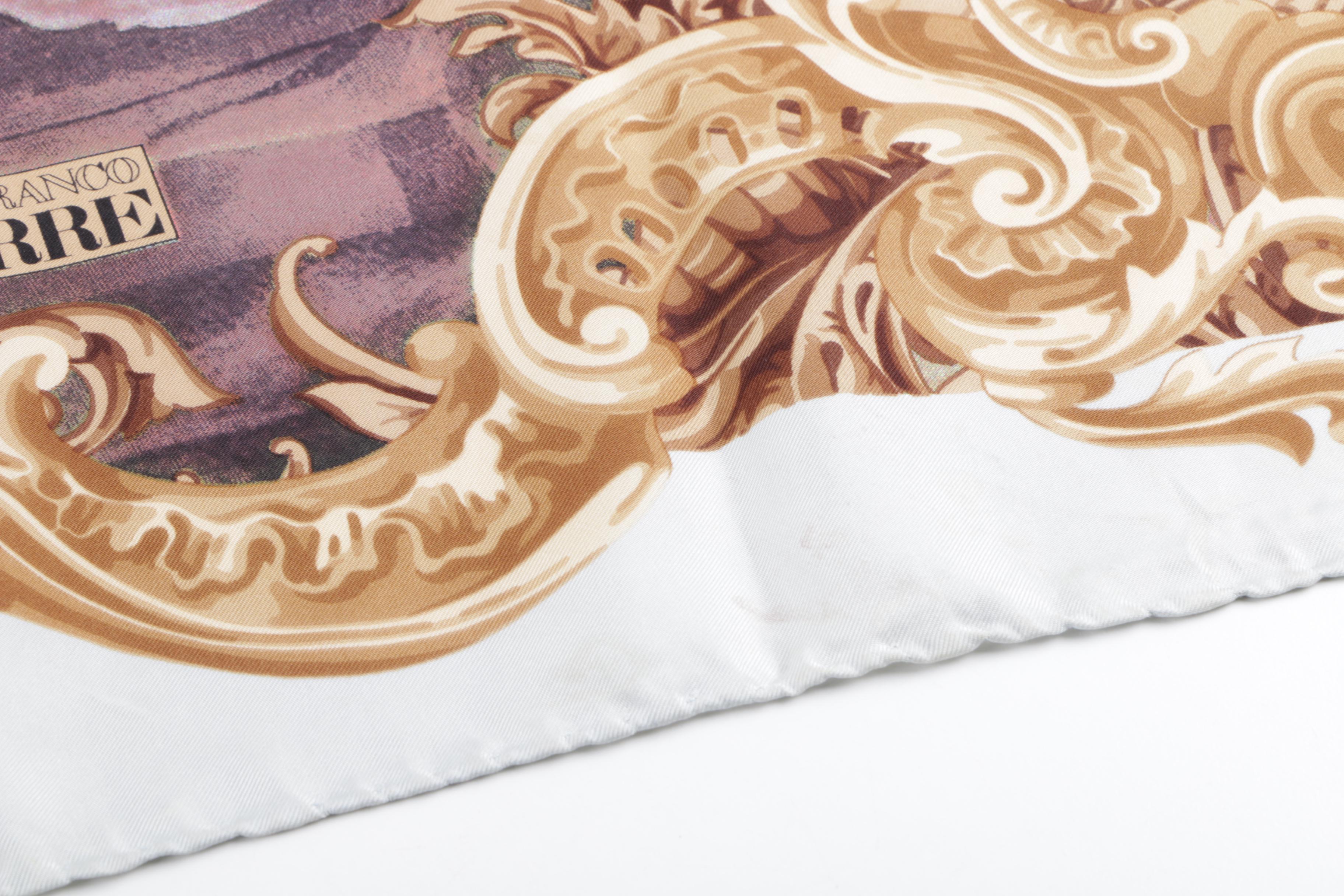 Gucci and Gianfranco Ferre Silk Scarves