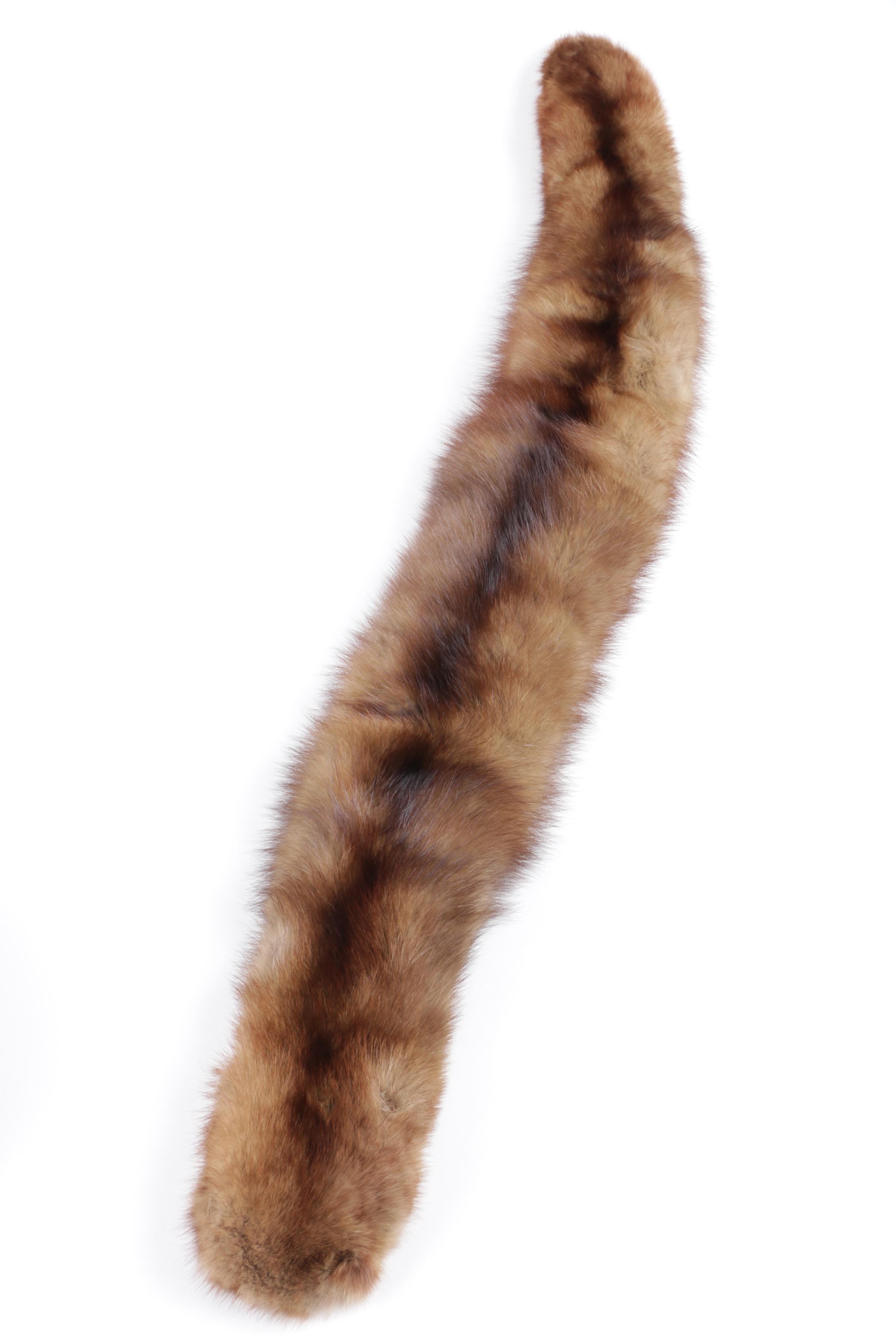 Fox Fur Cuffs and Marten Fur Collar