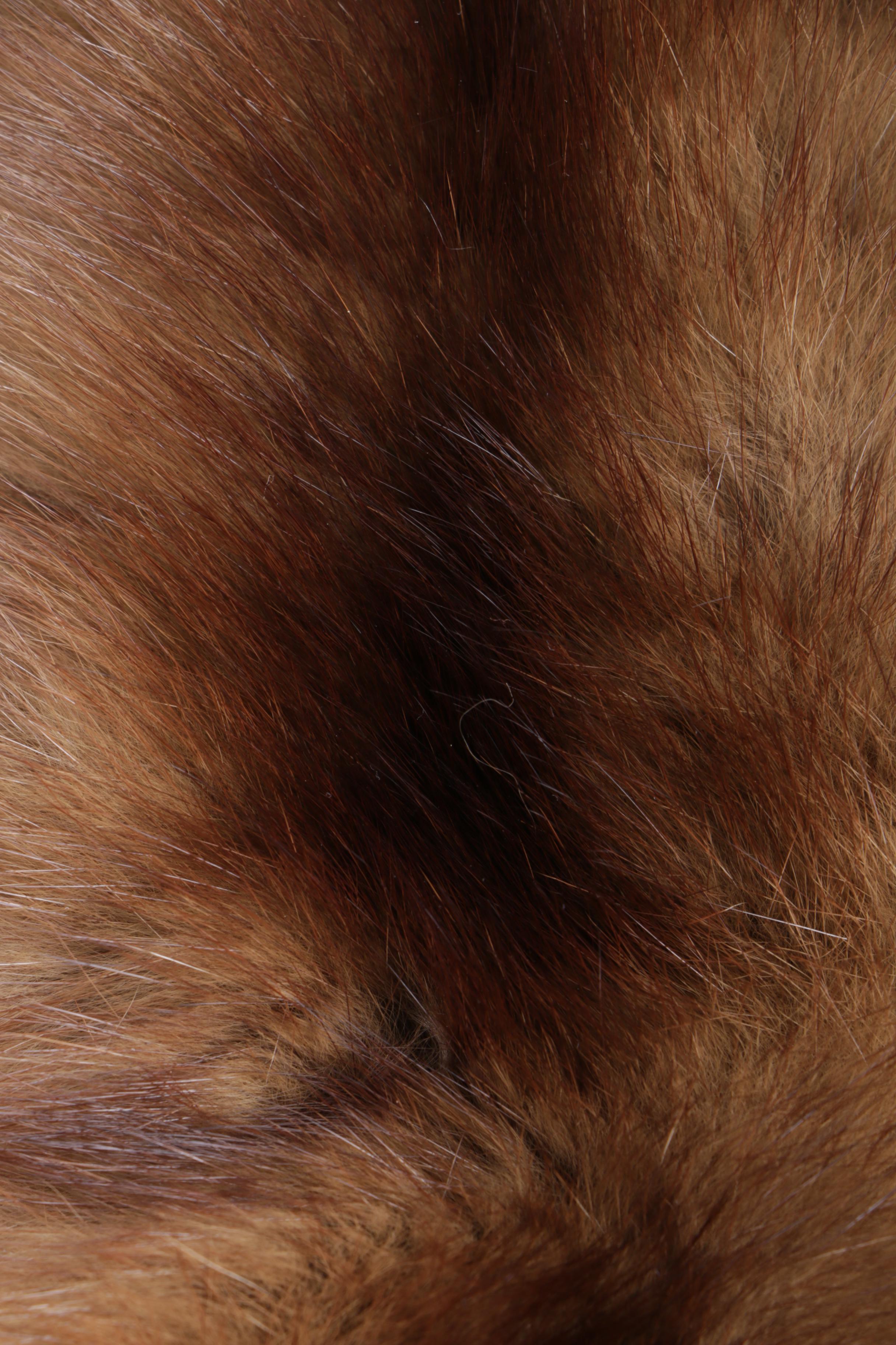 Fox Fur Cuffs and Marten Fur Collar