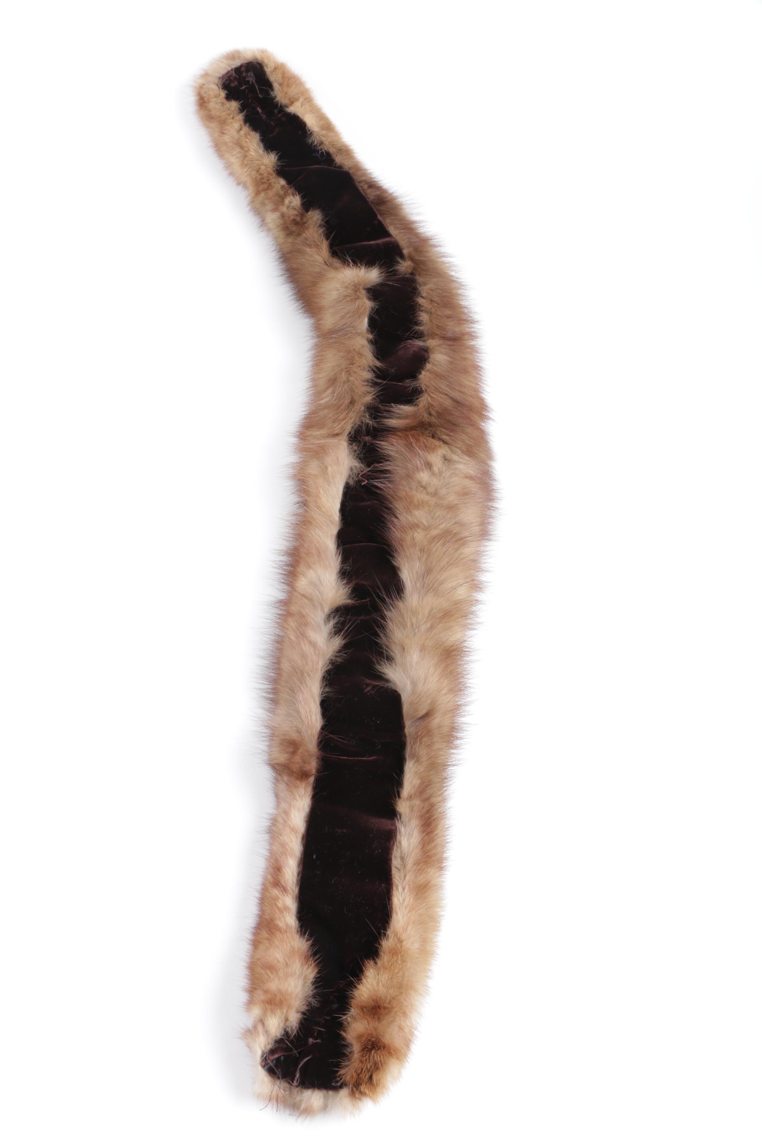 Fox Fur Cuffs and Marten Fur Collar