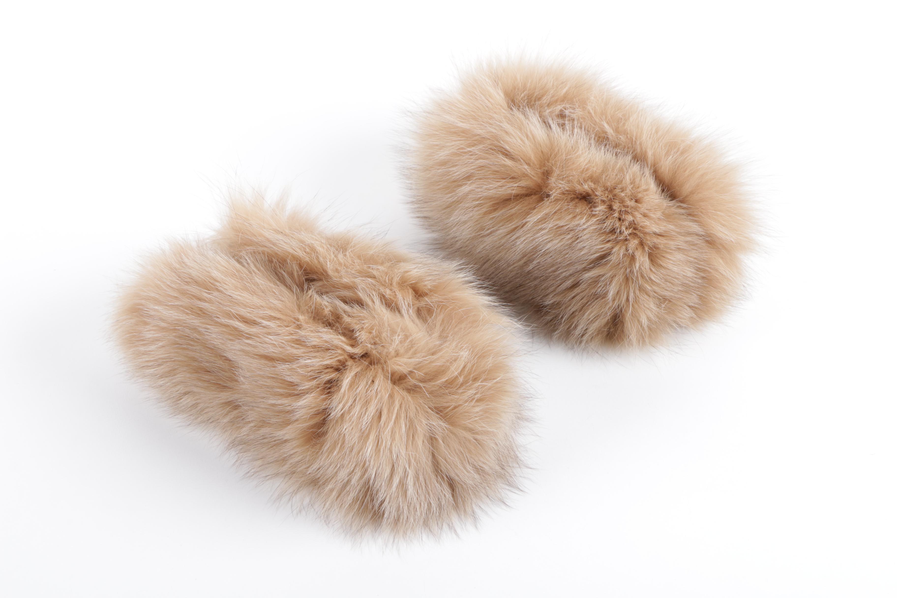 Fox Fur Cuffs and Marten Fur Collar