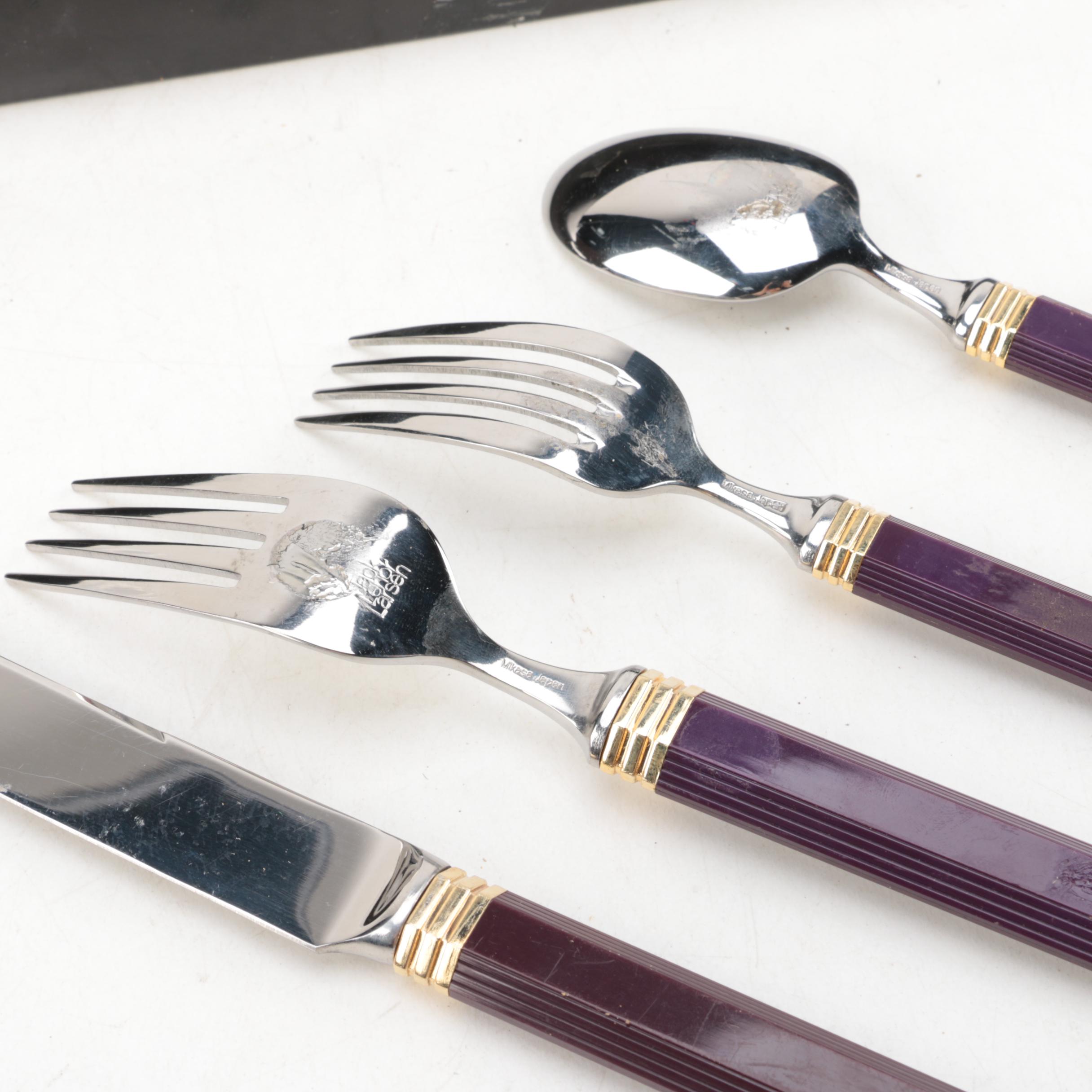 Vintage Jack Lenor Larsen for Mikasa "Navarro" Flatware Sets