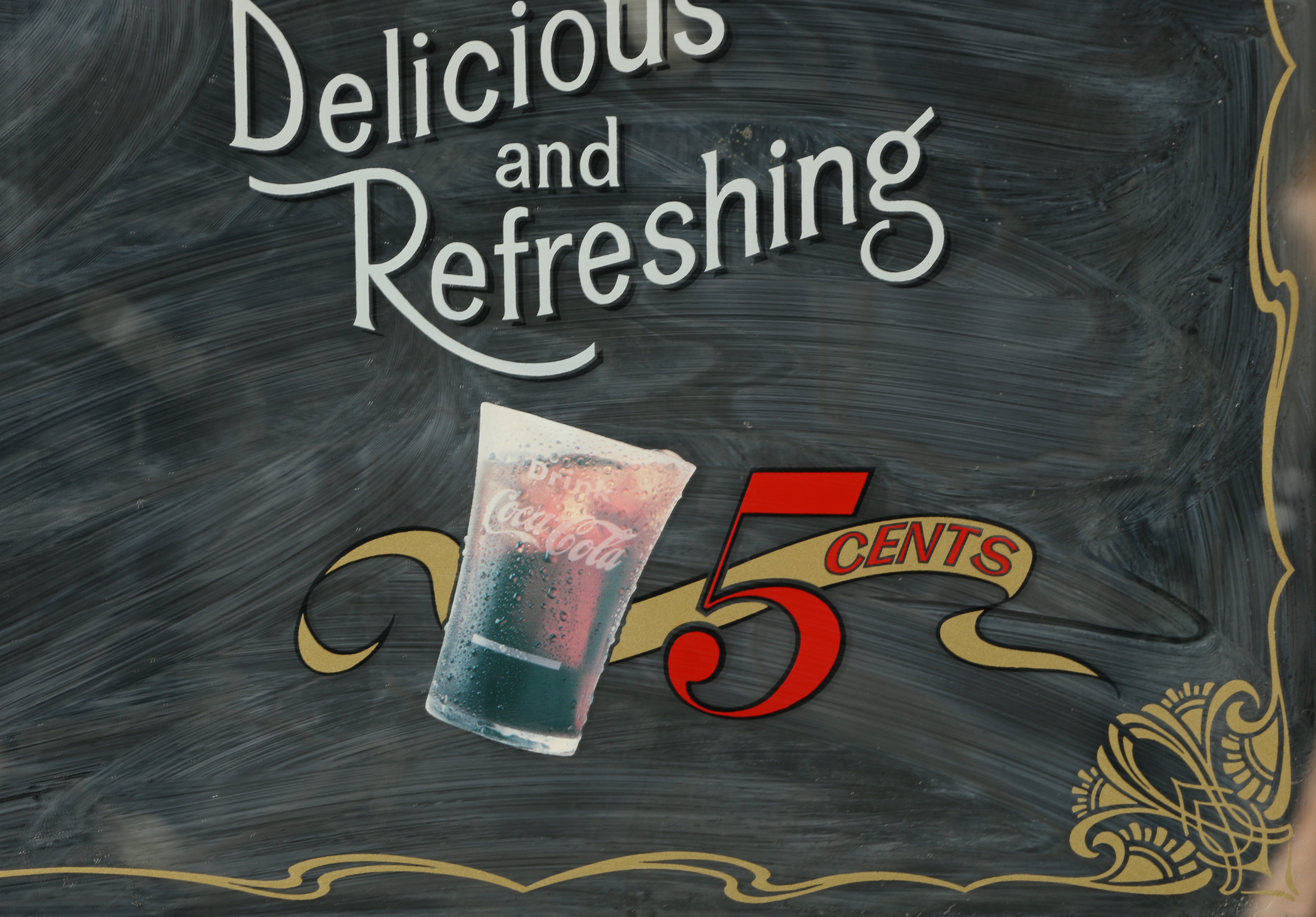 Framed Glassiques Pictorial "Coca-Cola" Mirror for Murray Skoff Enterprises