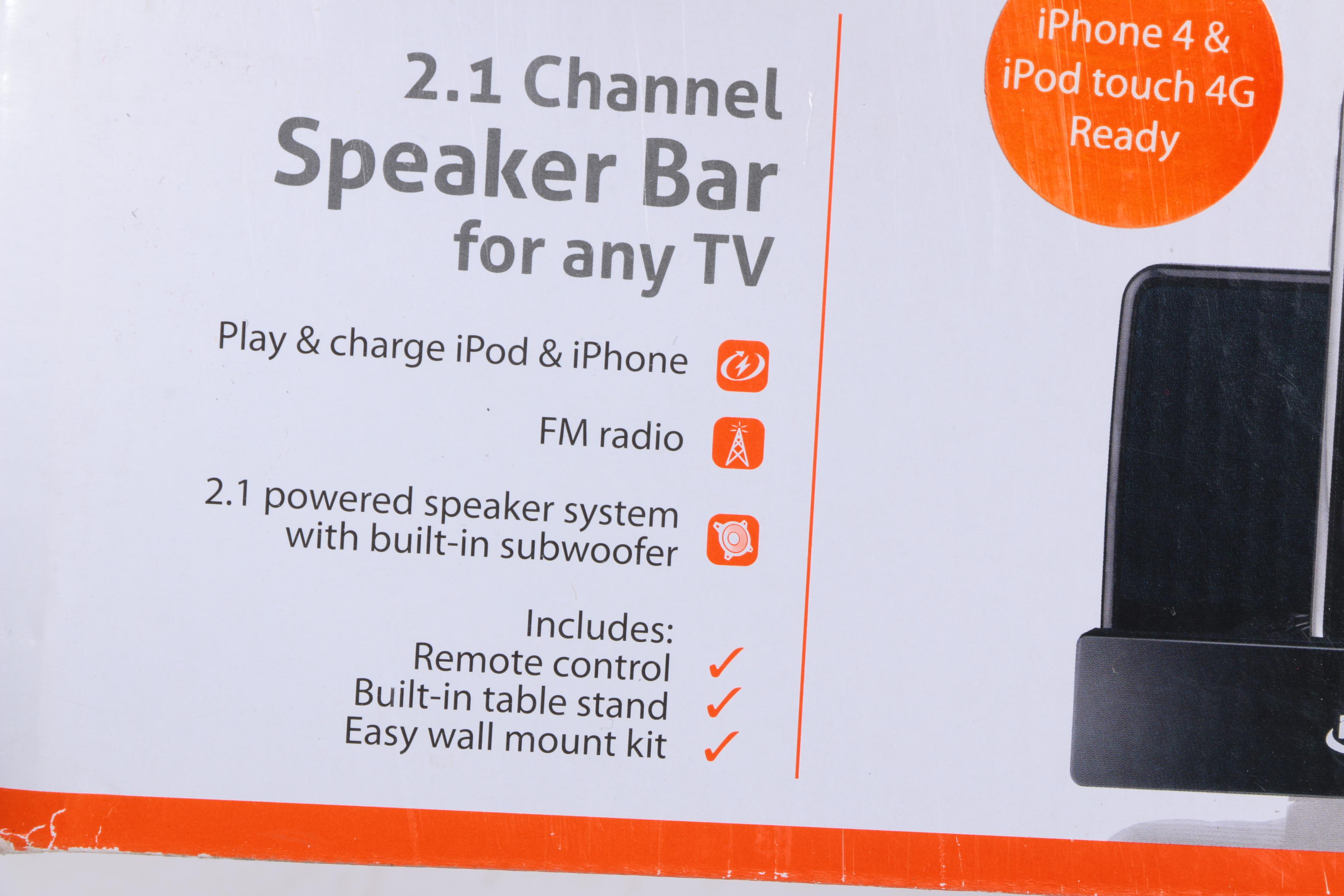 iLive 2.1 Channel TV Speaker Bar