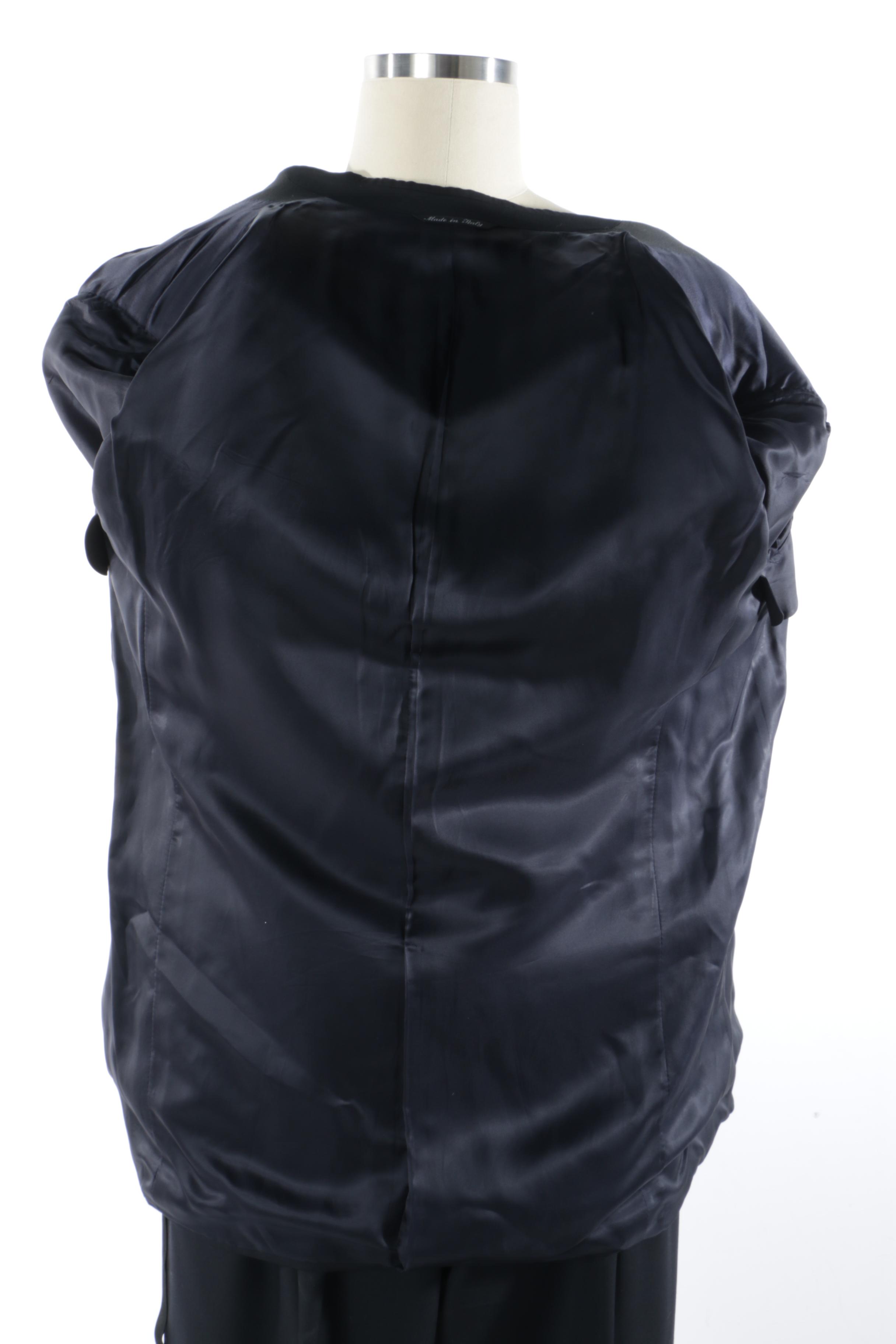 Men's Canali Proposta Double-Breasted Navy Wool Tuxedo