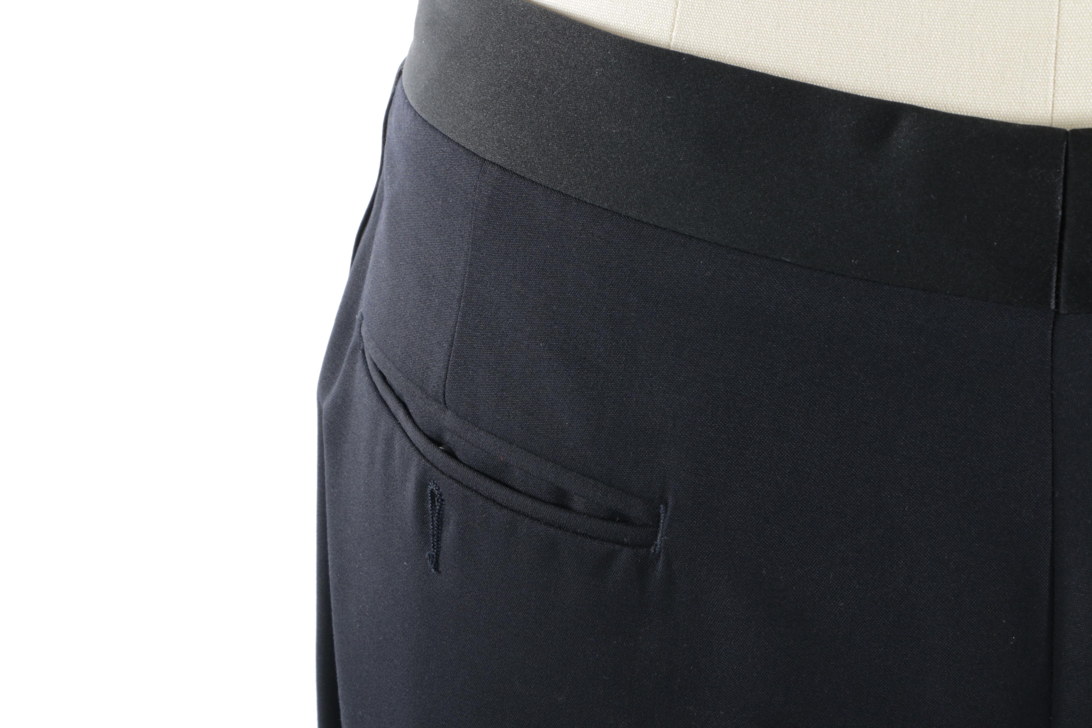 Men's Canali Proposta Double-Breasted Navy Wool Tuxedo