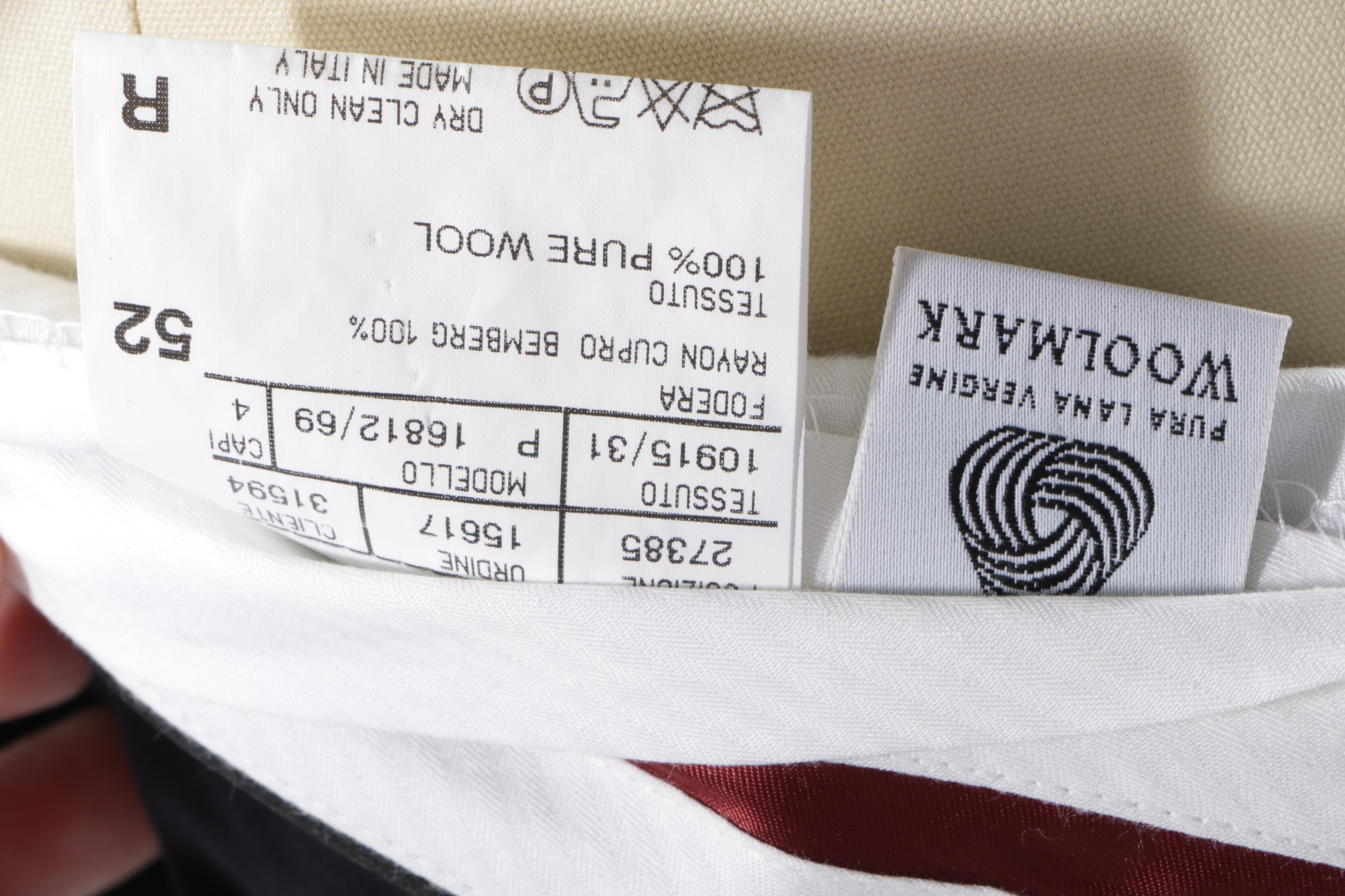 Men's Canali Proposta Double-Breasted Navy Wool Tuxedo