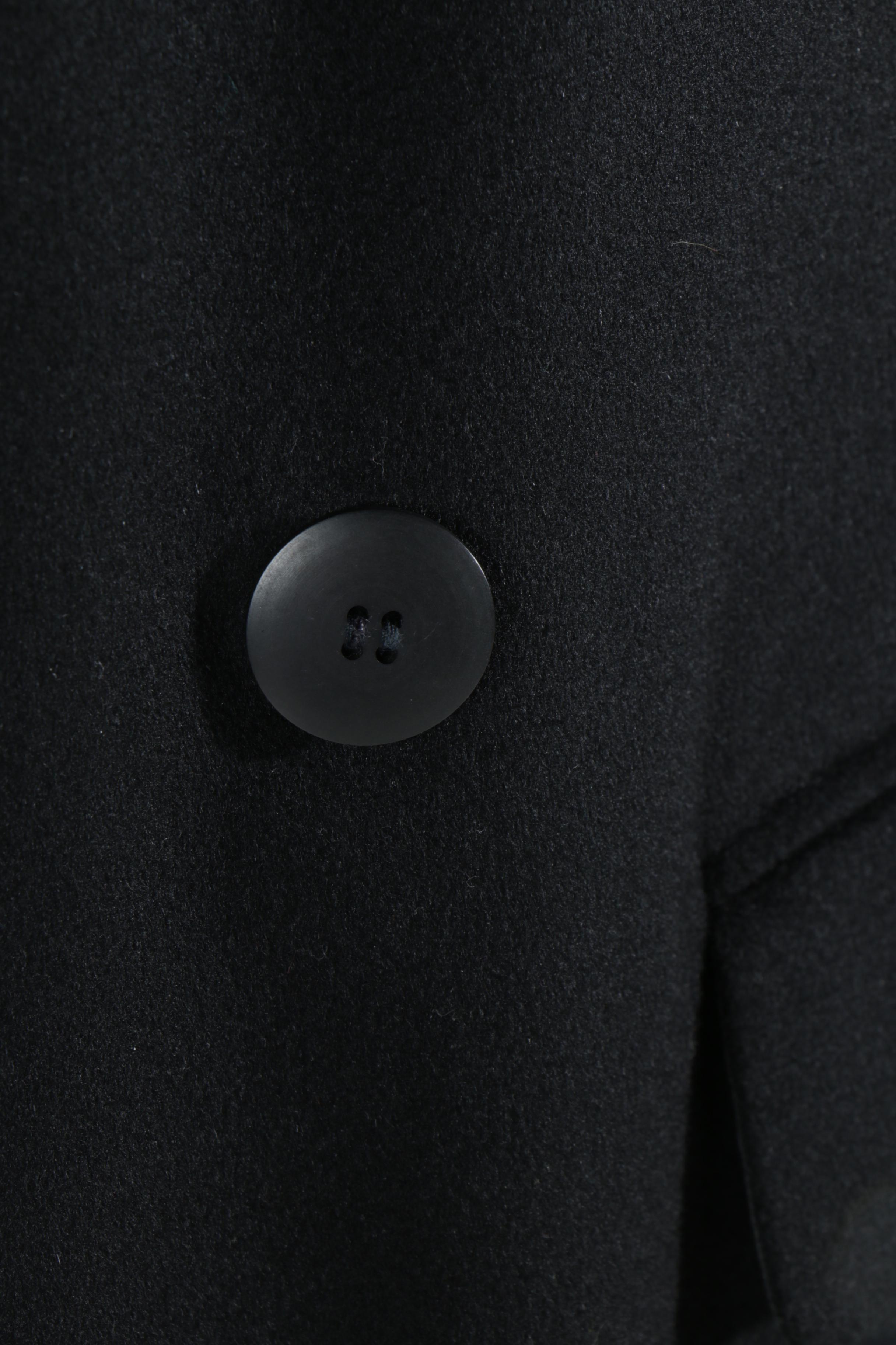 Men's Bill Kaiserman by Forall Double-Breasted Wool and Cashmere Blend Overcoat