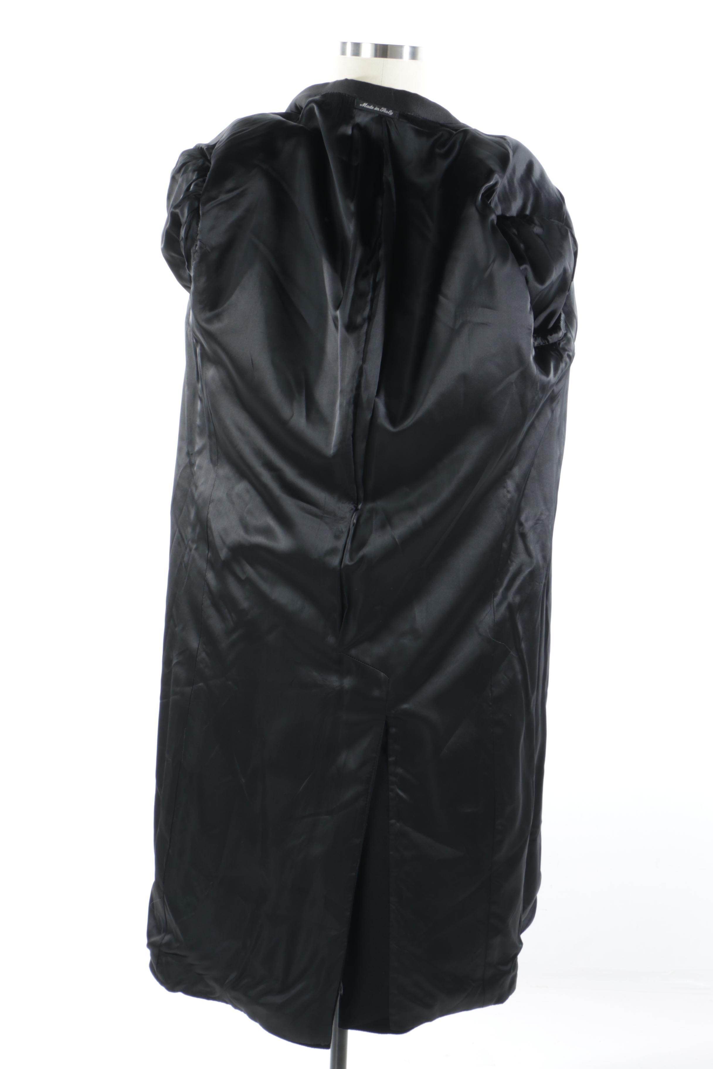 Men's Bill Kaiserman by Forall Double-Breasted Wool and Cashmere Blend Overcoat