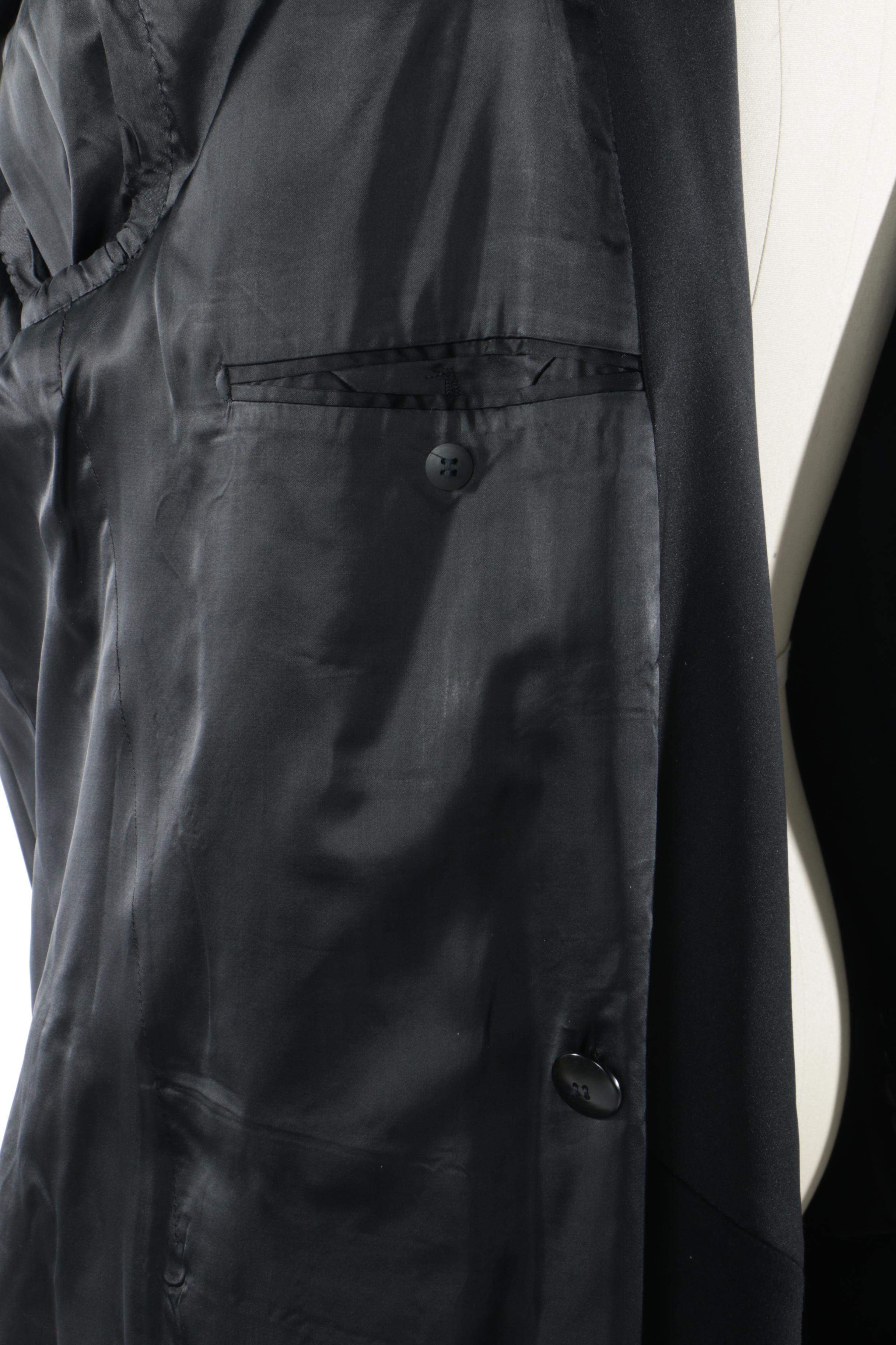 Men's Bill Kaiserman by Forall Double-Breasted Wool and Cashmere Blend Overcoat