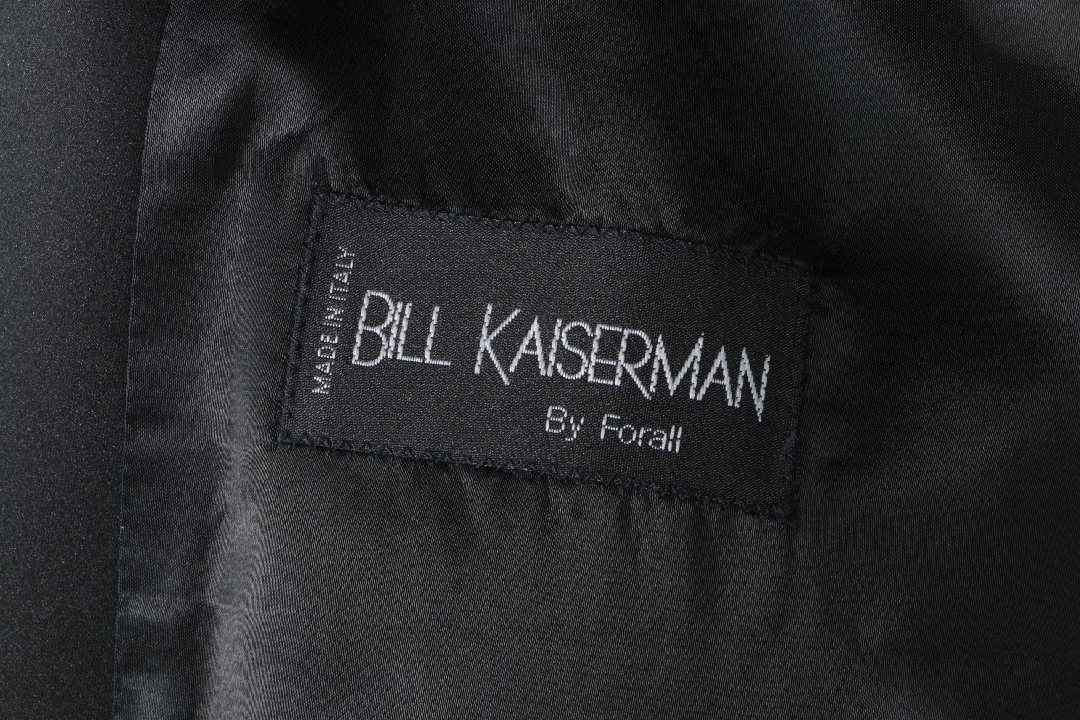 Men's Bill Kaiserman by Forall Double-Breasted Wool and Cashmere Blend Overcoat