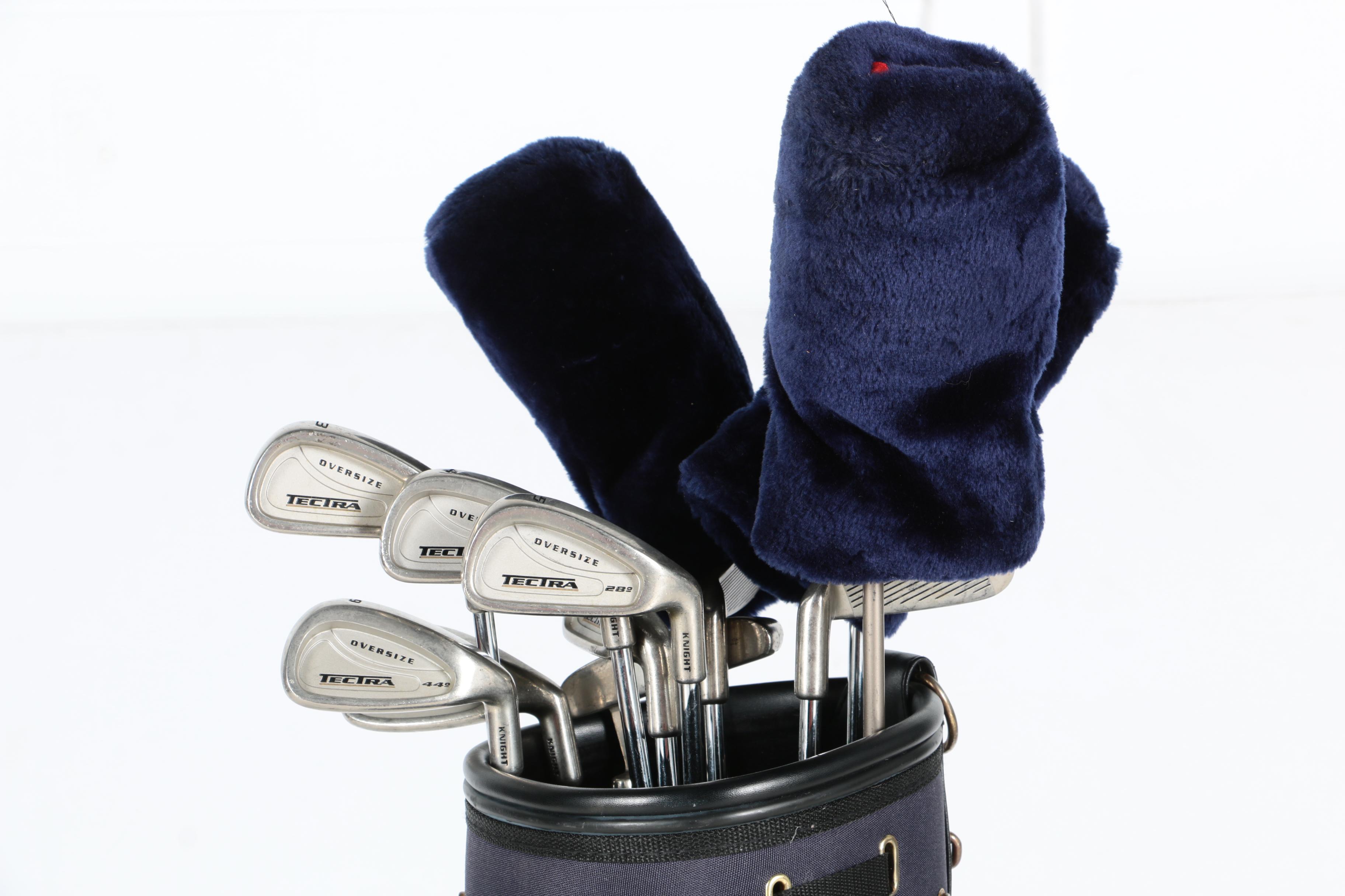 Tectra Titanium Matrix Oversize Woods and Irons With Bag
