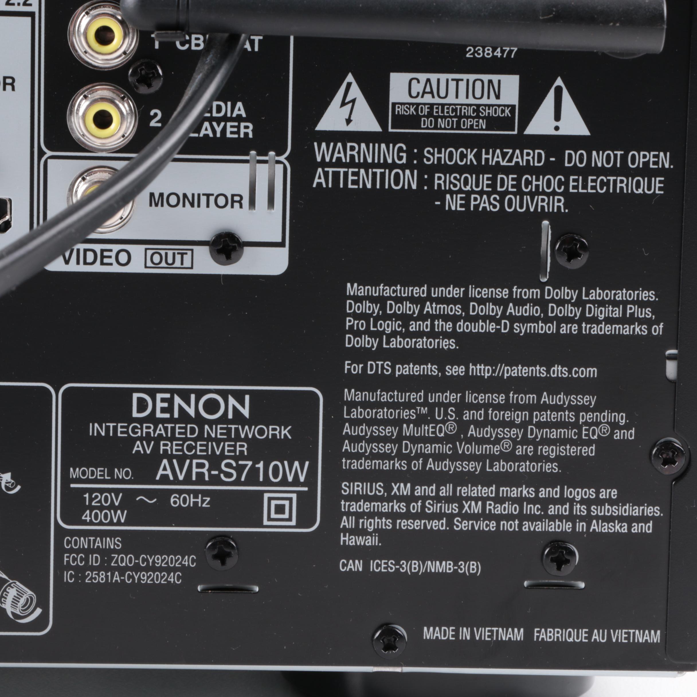 Denon Integrated Network AV Receiver