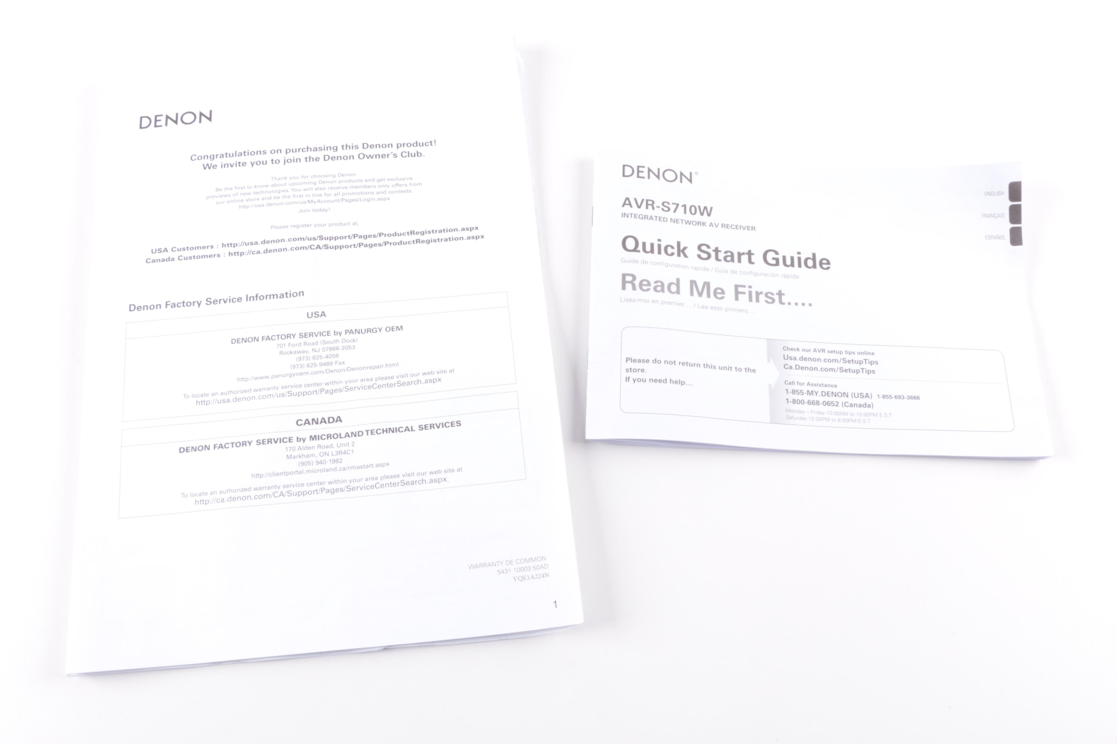 Denon Integrated Network AV Receiver