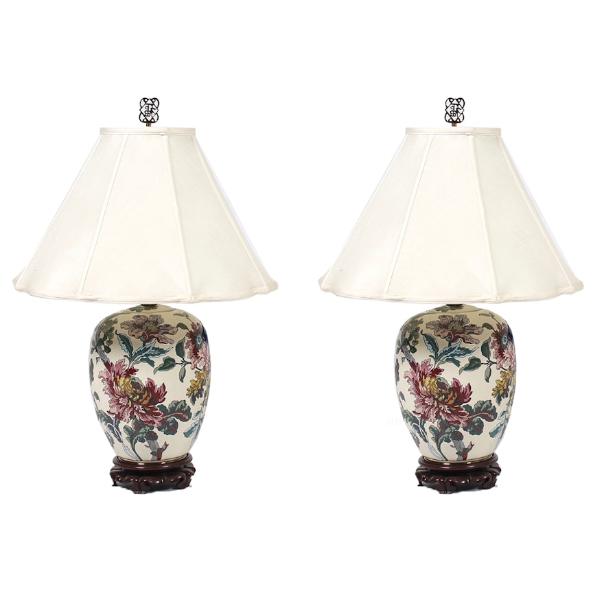 Pair of Chinoiserie Table Lamps