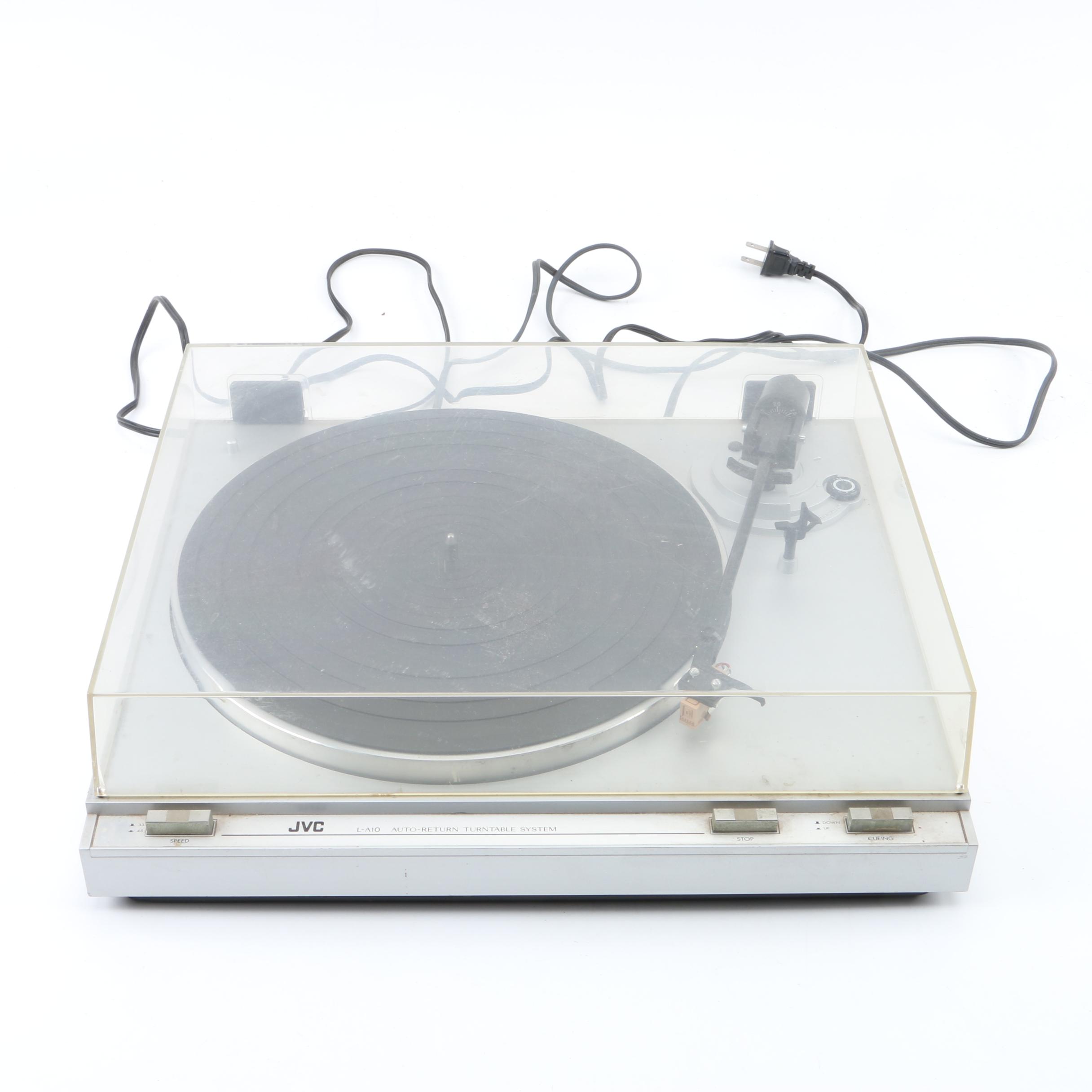 Vintage JVC L-A10 Auto-Return Turntable