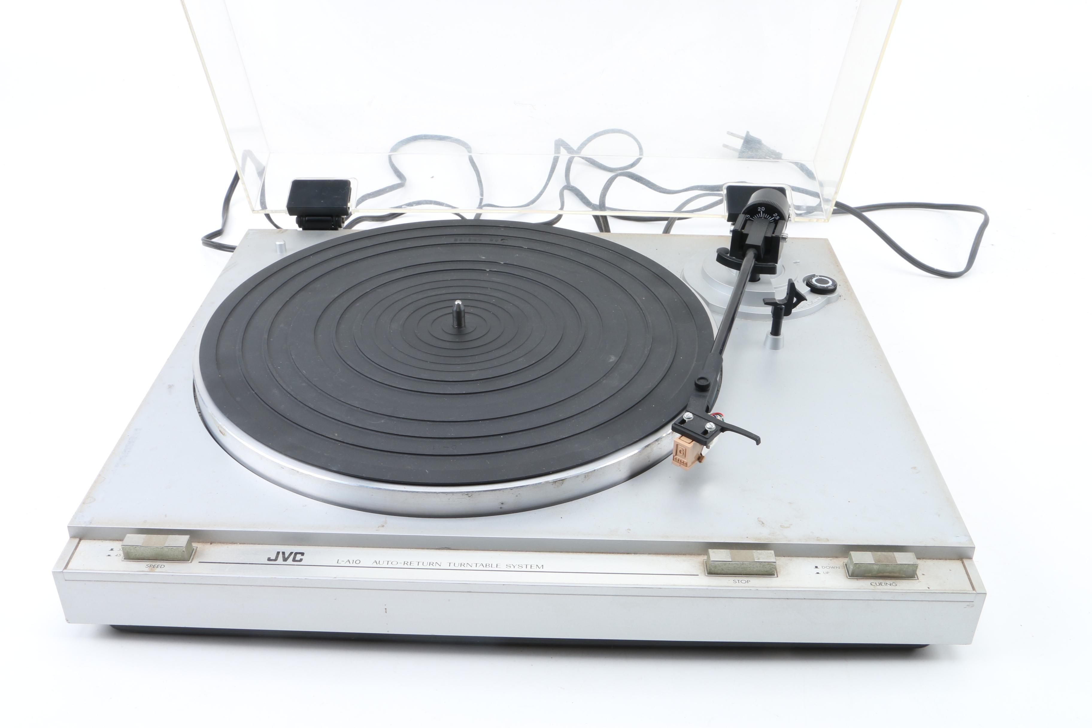 Vintage JVC L-A10 Auto-Return Turntable
