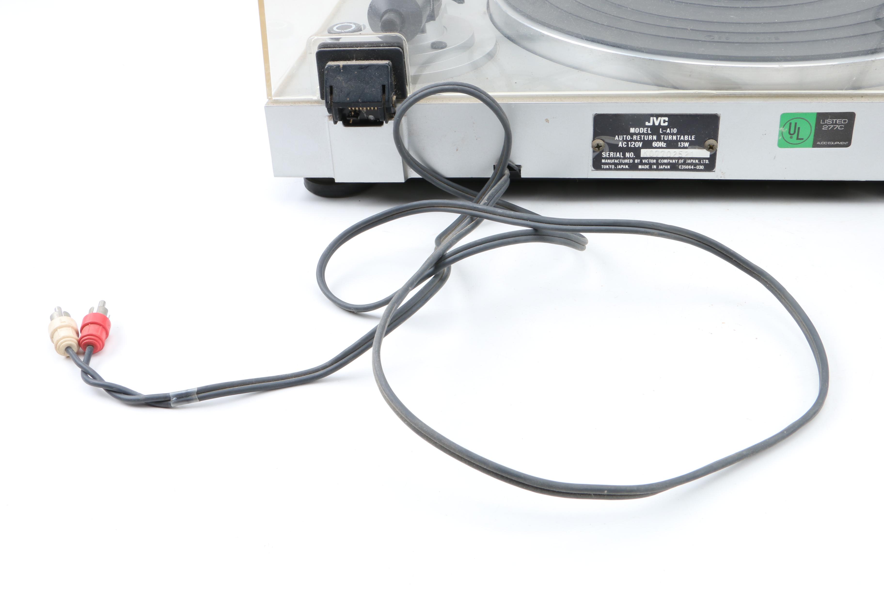 Vintage JVC L-A10 Auto-Return Turntable