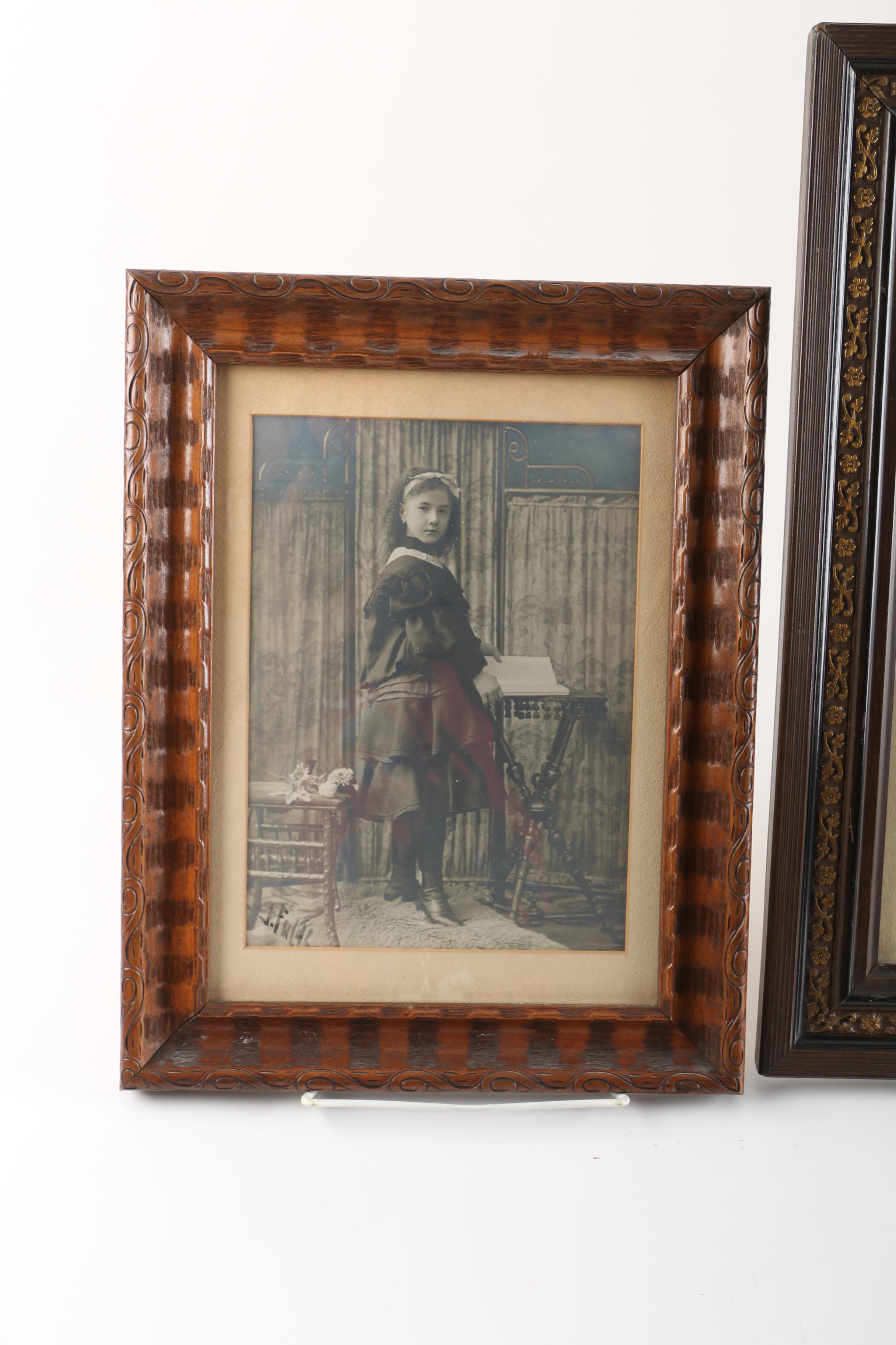 Antique Framed Albumen and Gelatin-Silver Photographs